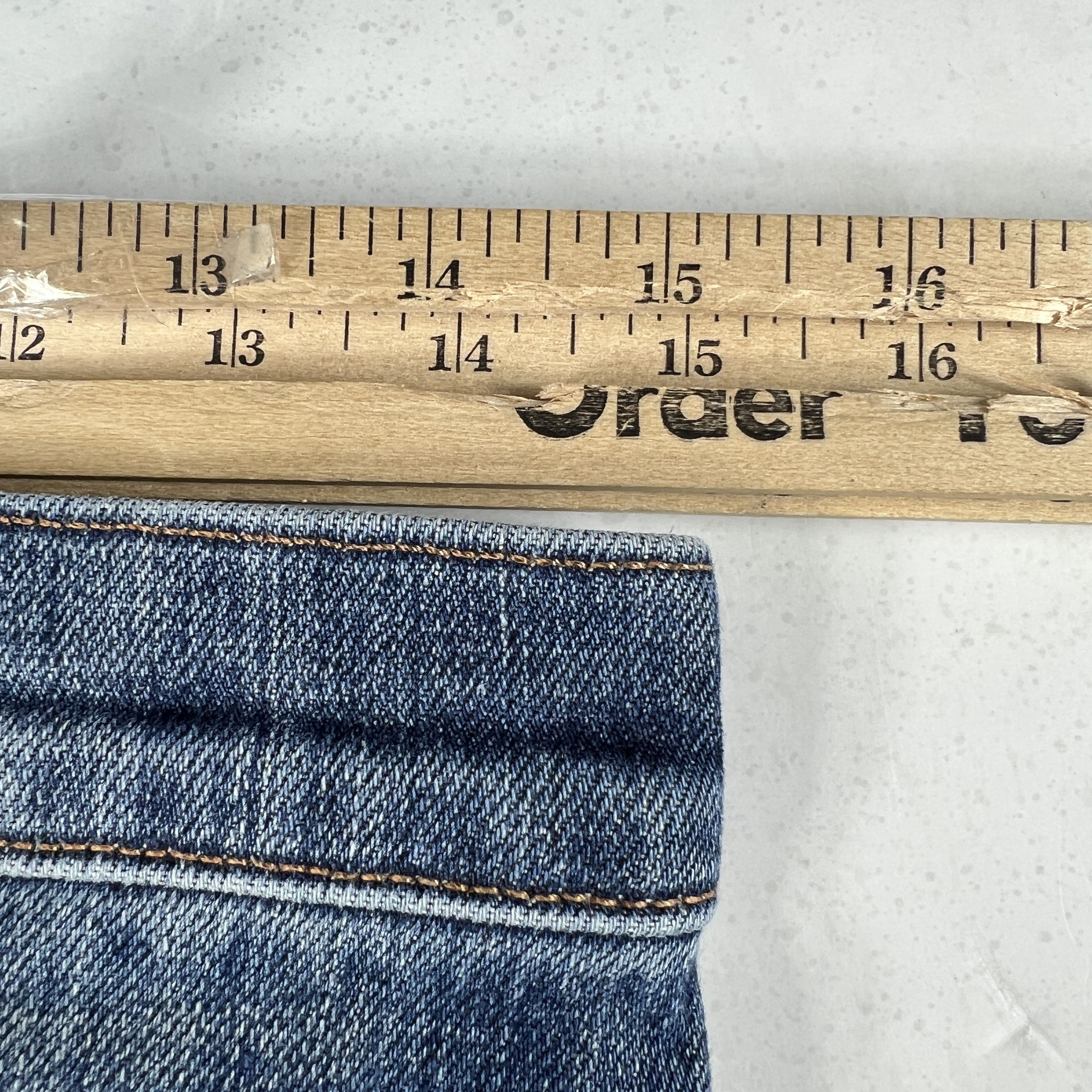 Madewell Madewell Jeans Athletic Slim Blue Faded Stretch Denim Size US 30 / EU 46 - 20 Thumbnail