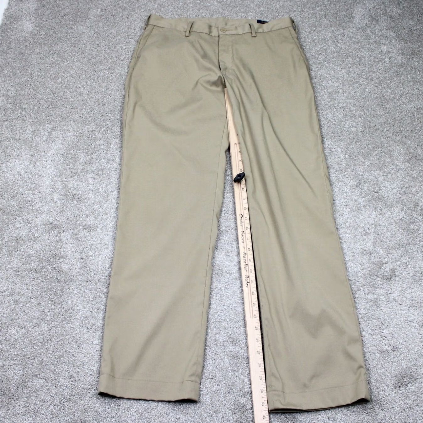 Polo Ralph Lauren Polo Ralph Lauren Performance Pants Men 34x32 Beige Polyester Stretch Flat Front Shirt? Size US S / EU 44-46 / 1 - 3 Thumbnail