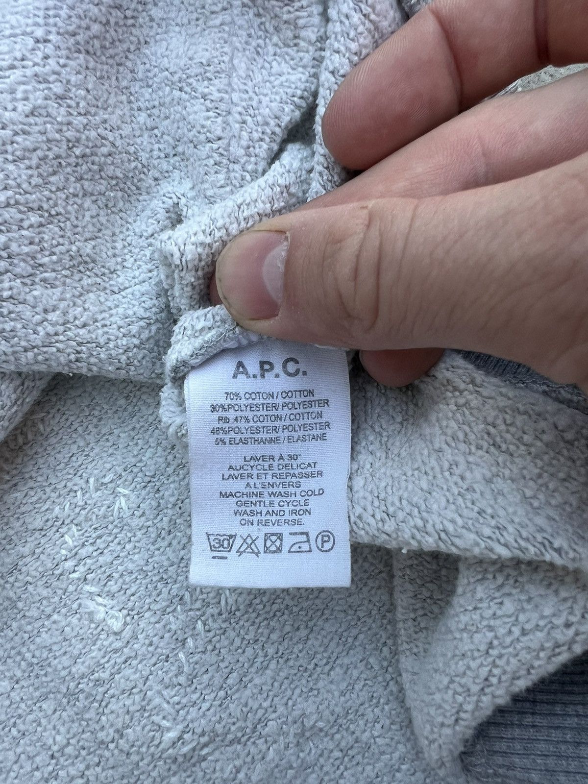 A.P.C. × Vintage A.P.C. Zip Up Hoodie Skeleton Bones Size US M / EU 48-50 / 2 - 8 Thumbnail