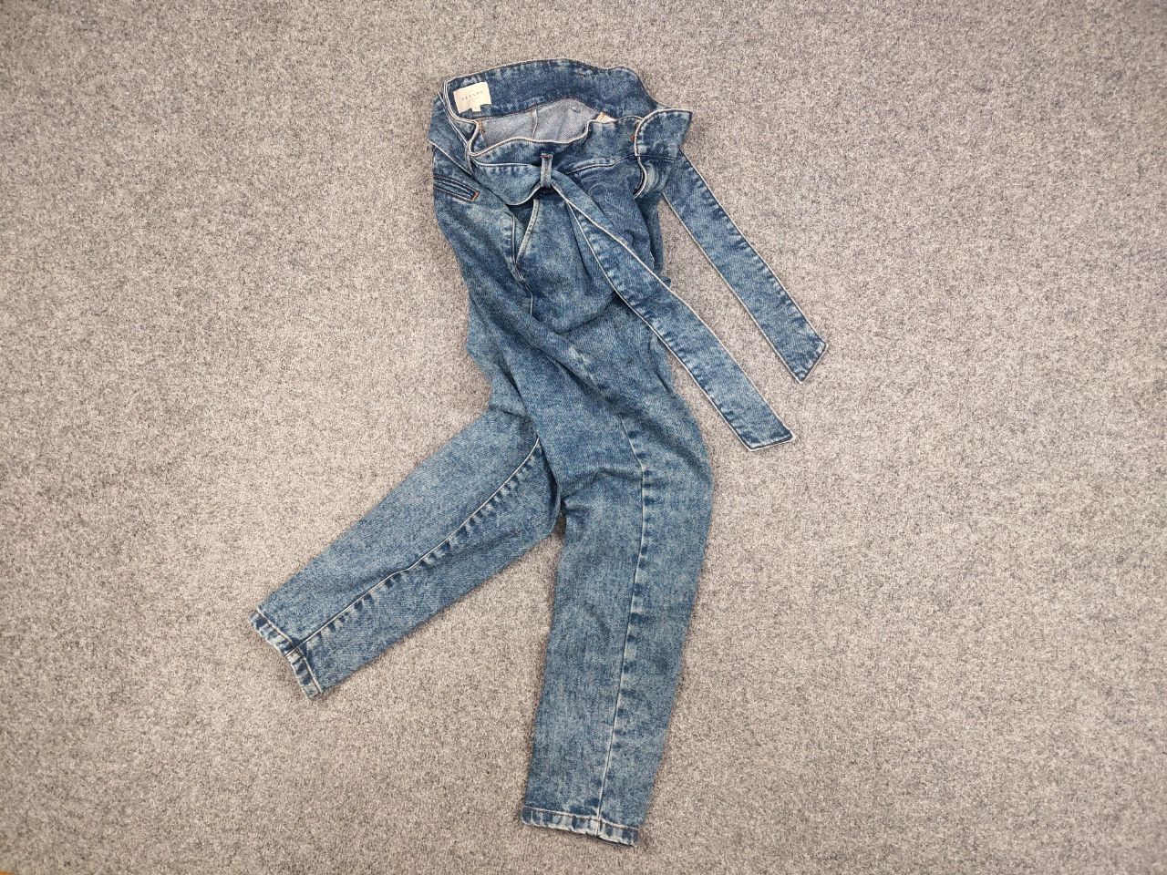 Sezane Sezane rue saint fiacre Paris Design Ankle belt Denim Jeans Size 36" / US 14 / IT 50 - 3 Thumbnail