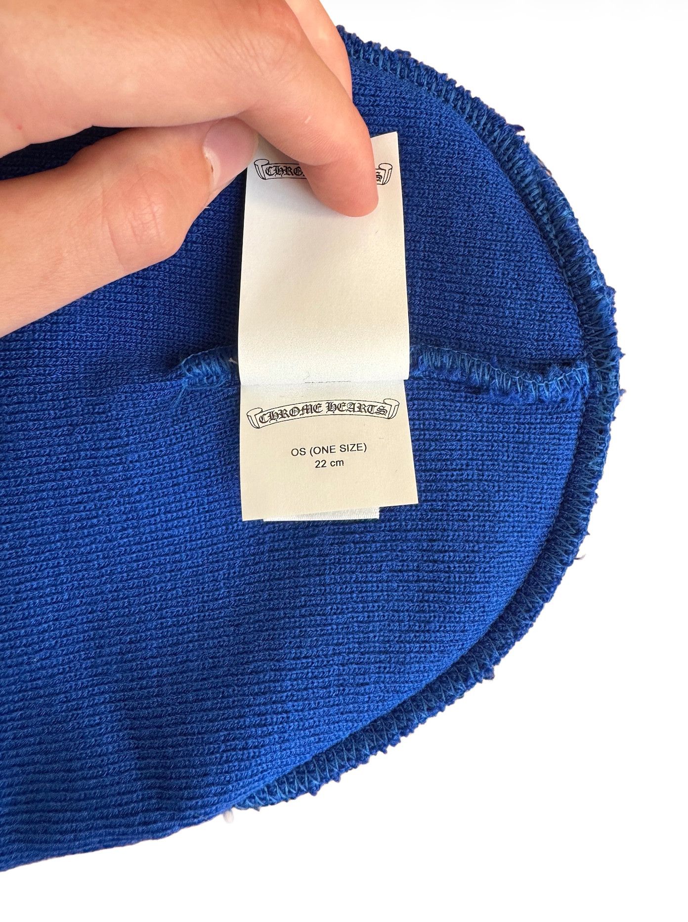 Chrome Hearts Chrome Hearts Blue Watch Cap Size ONE SIZE - 7 Thumbnail
