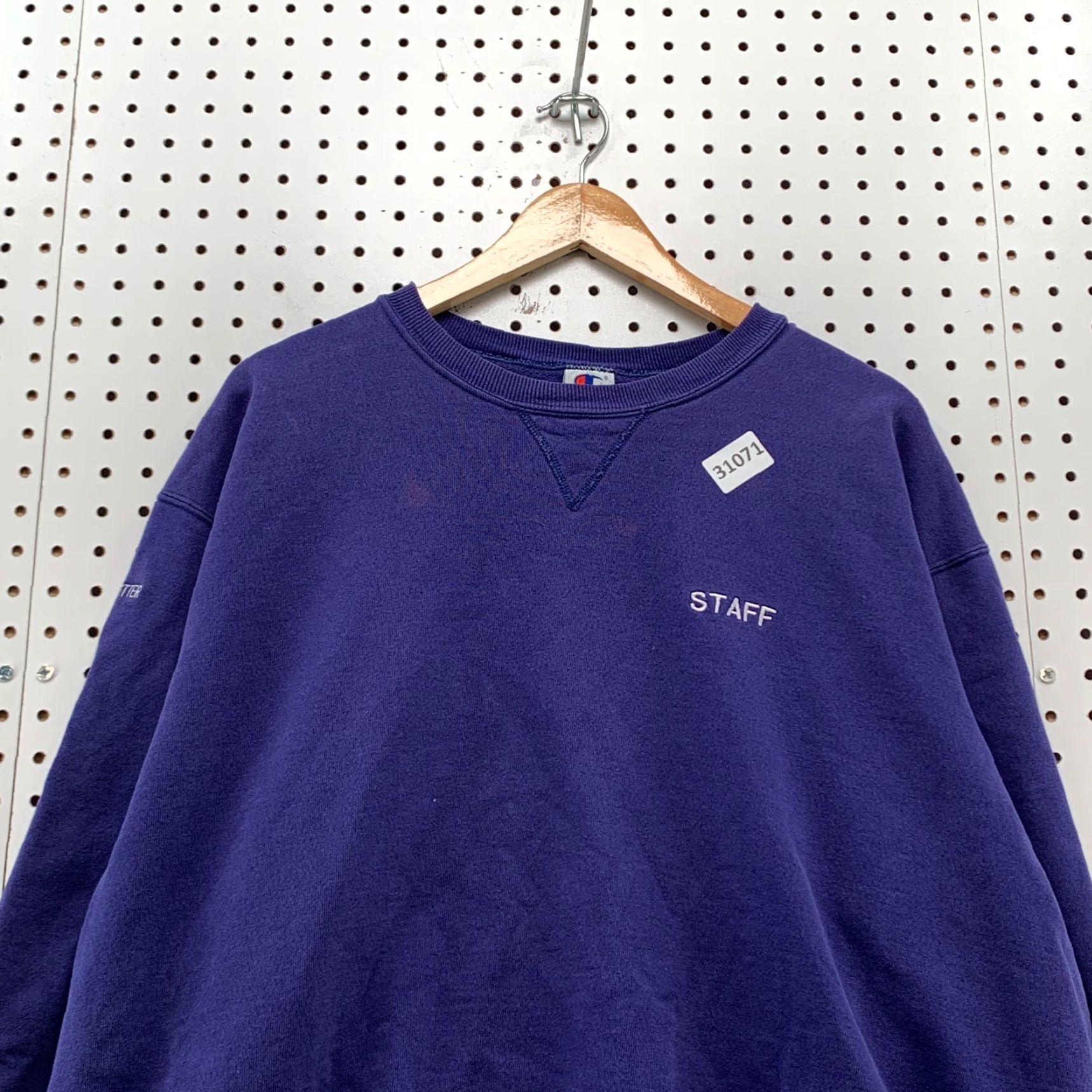 Champion Vintage 90s USA Olympics Staff Champion Sweatshirt Men 2XL Blue Cotton Heavyweight Pullover Crew Neck Size US XXL / EU 58 / 5 - 7 Thumbnail