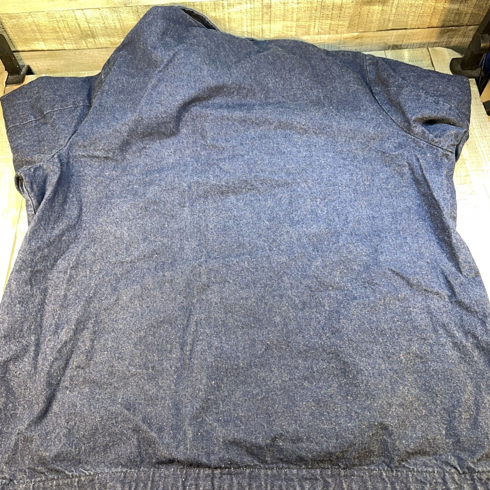 Denime VINTAGE Big Ben Denim Chore Coat Men 50 Regular Blue USA Made Workwear City of Chicago Union Coat Size US M / EU 48-50 / 2 - 4 Thumbnail
