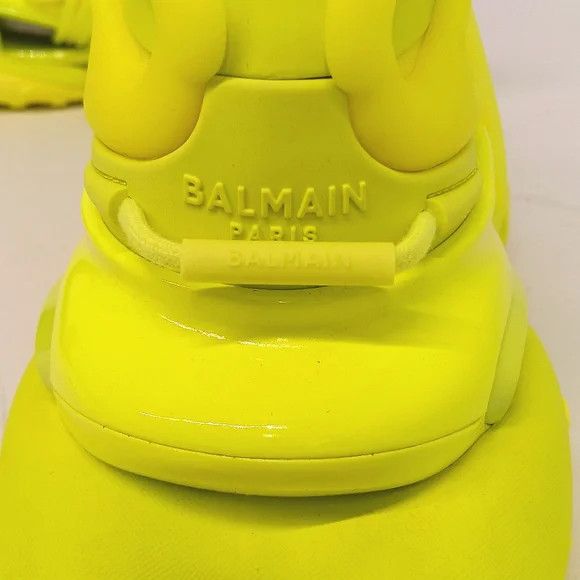 Balmain Balmain Unicorn Low-Top Neon Chunky Sneakers - EU44/US11 Size US 11 / EU 44 - 10 Thumbnail