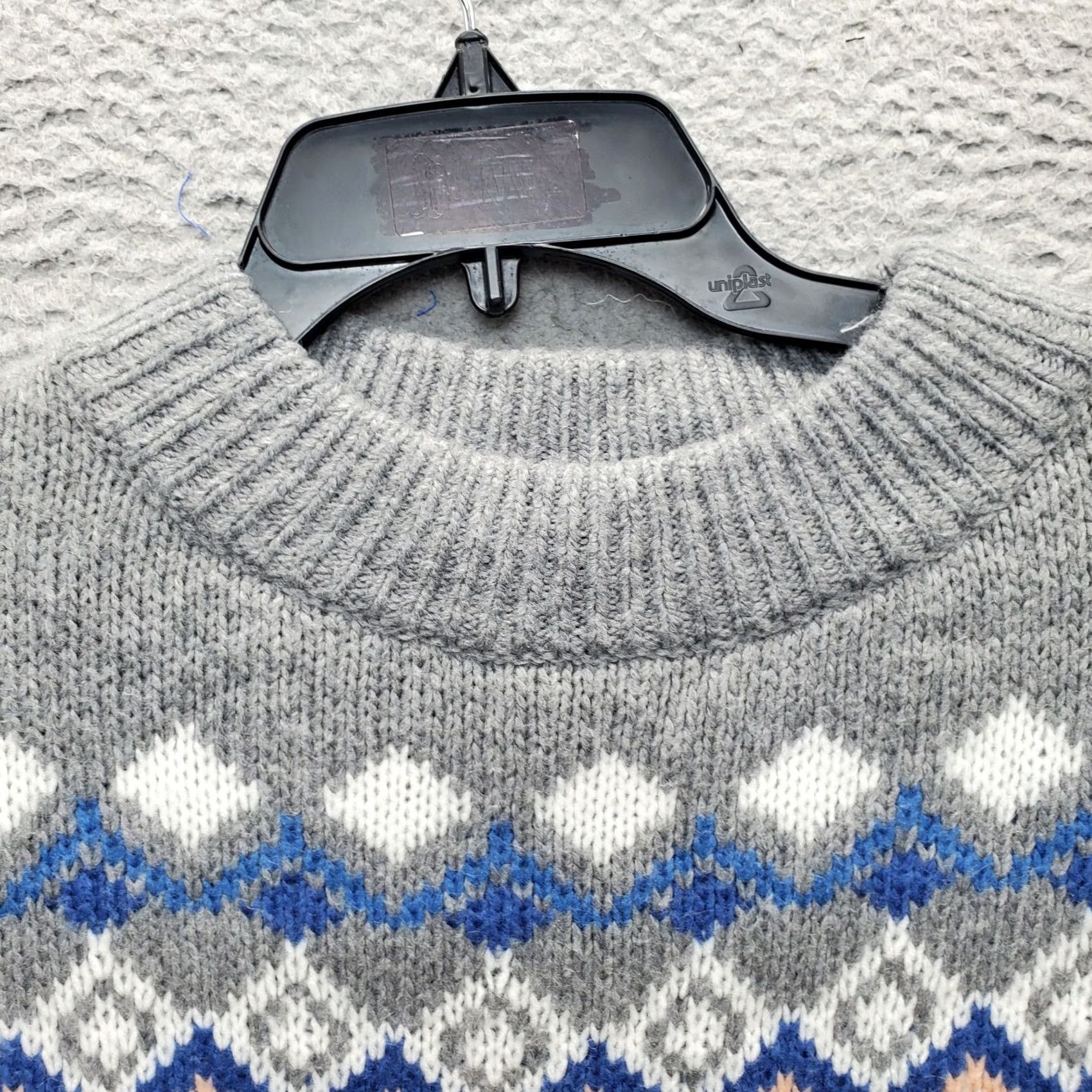 Loft LOFT Knit Sweater Womens Small Multicolor Fair Isle Wool Blend Long Sleeve Crew Neck Shirt Womens Size S Size S / US 4 / IT 40 - 5 Thumbnail