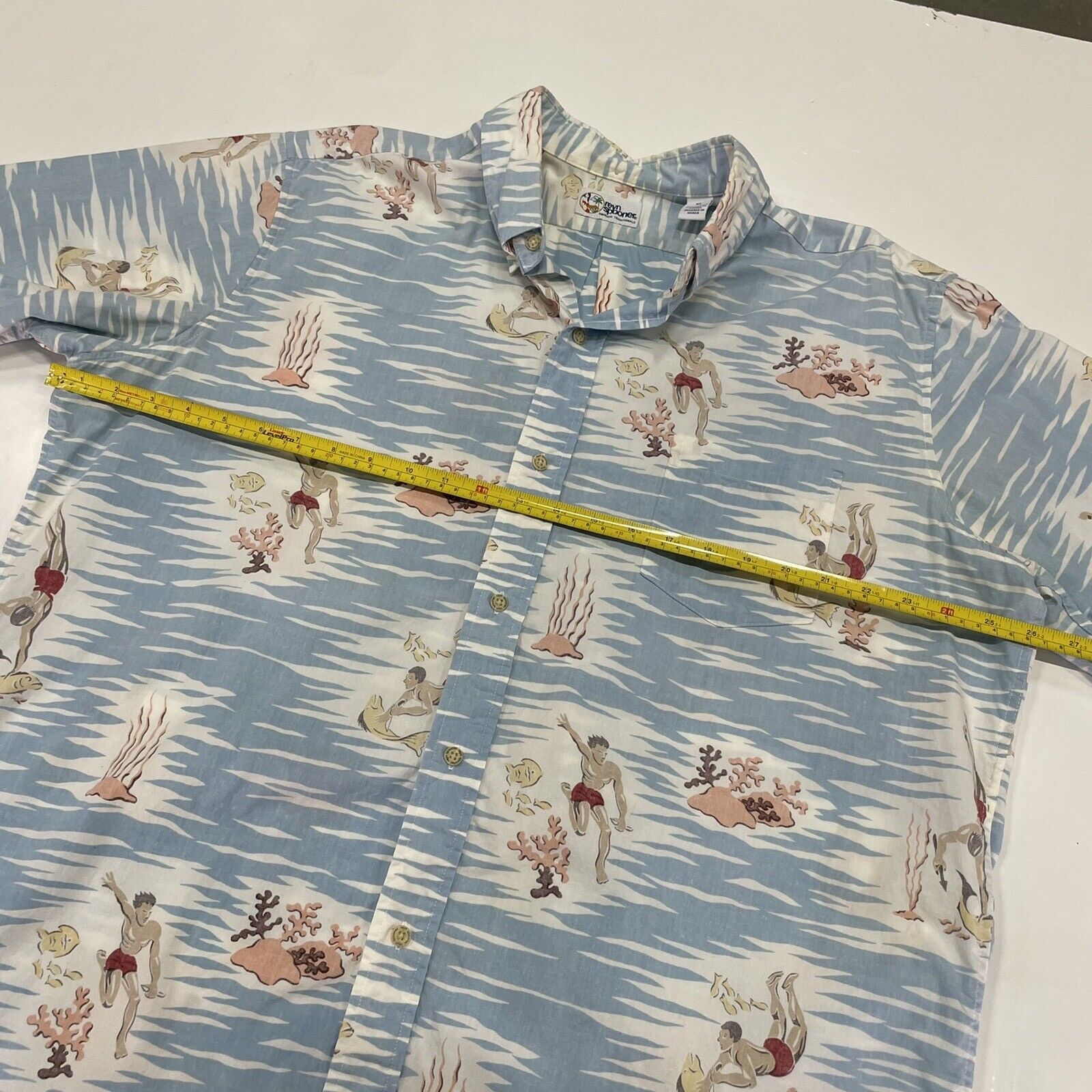 Reyn Spooner VTG Reyn Spooner Men’s Free Dive Spear Fishing Reef Shirt XL Size US XL / EU 56 / 4 - 6 Thumbnail