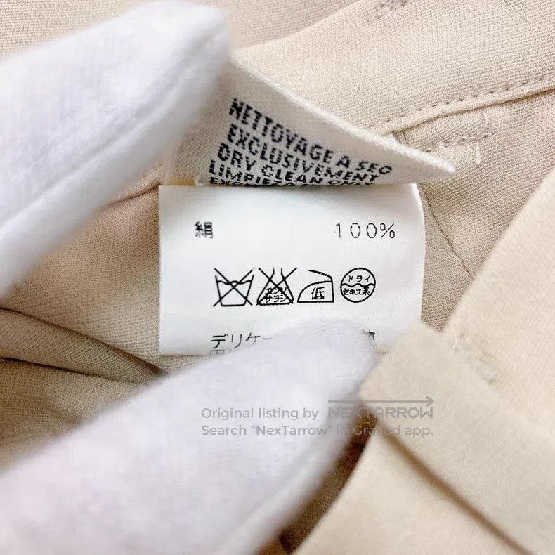 Hermes Hermes 100% Silk Casual Pants Size 25" / US 0 / IT 36 - 8 Thumbnail