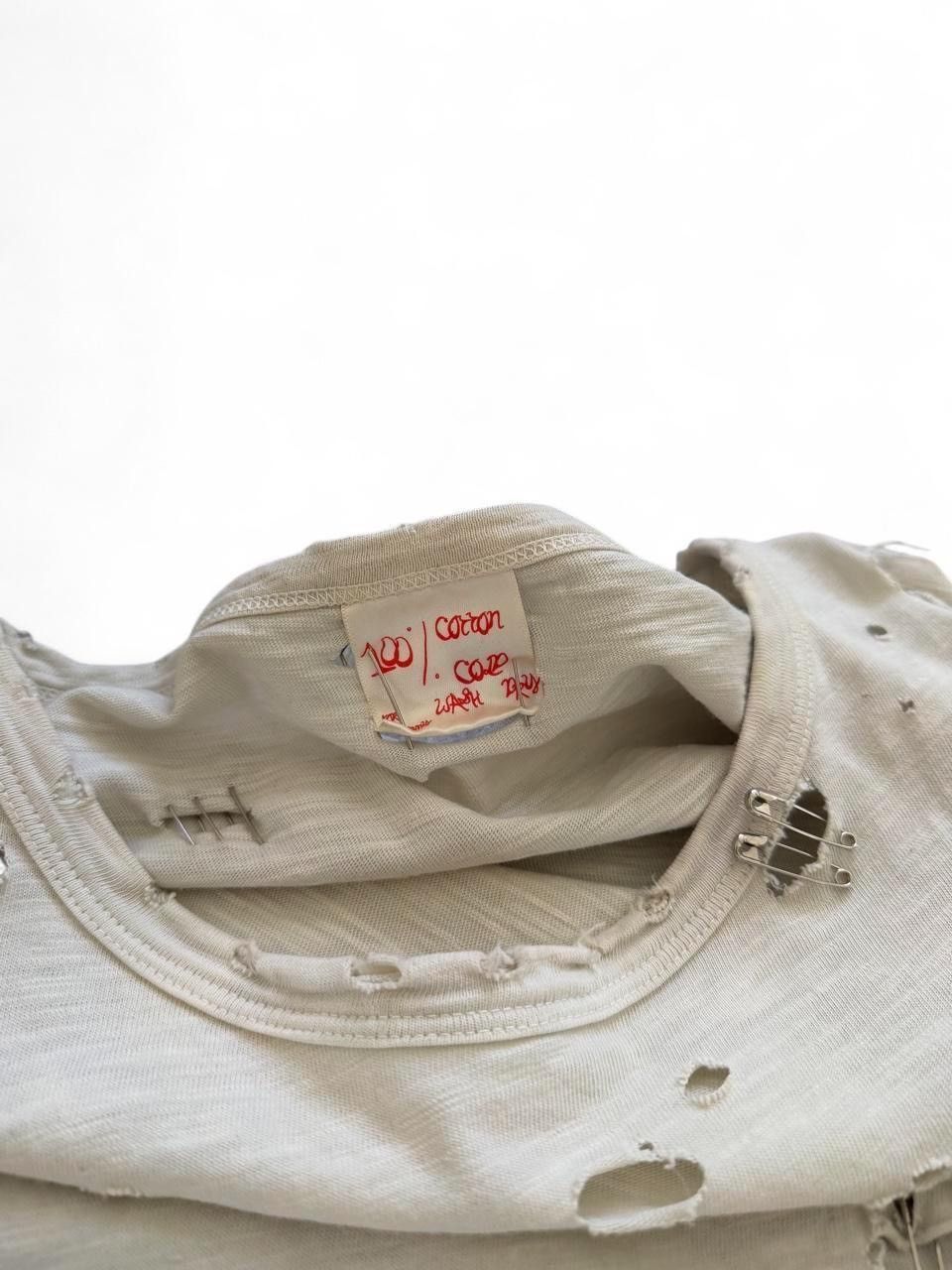 Yuremane Yuremane Hold Pin Distressed Tee Size US L / EU 52-54 / 3 - 4 Thumbnail