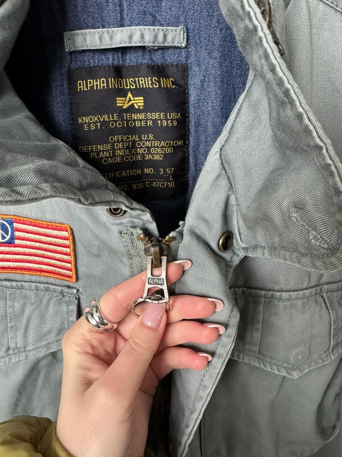 Alpha Industries Vintage Alpha Industries Field Military Jacket Size US L / EU 52-54 / 3 - 7 Thumbnail