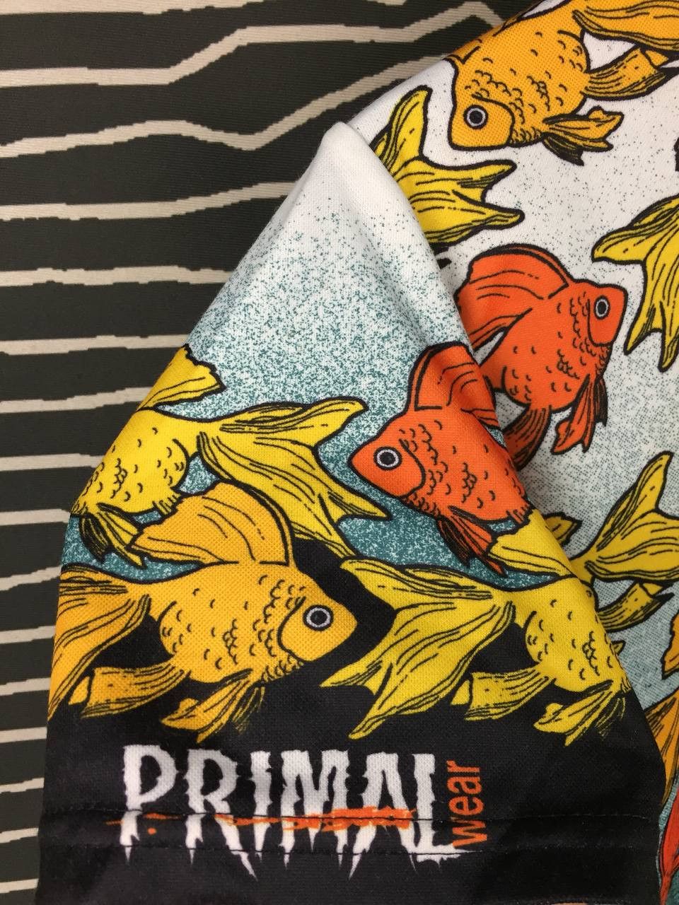 Vintage Primal Wear "GirlsCool" Goldfish Retro Cycling Jersey Size M / US 6-8 / IT 42-44 - 5 Thumbnail