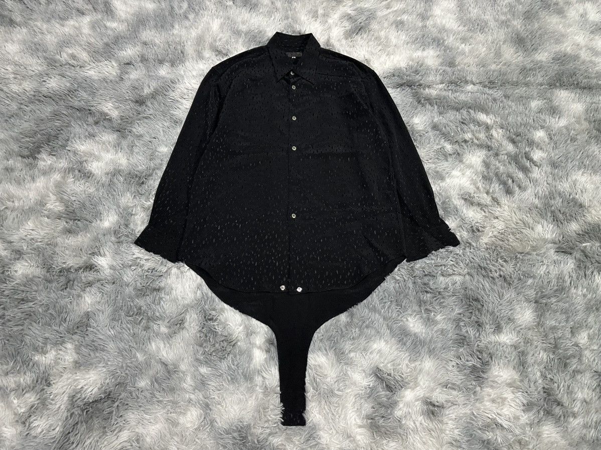 Japanese Brand 🔥Japanese Y2K Sekine Tail Shirt Black Leopard Goth Punk Size US L / EU 52-54 / 3 - 1 Thumbnail