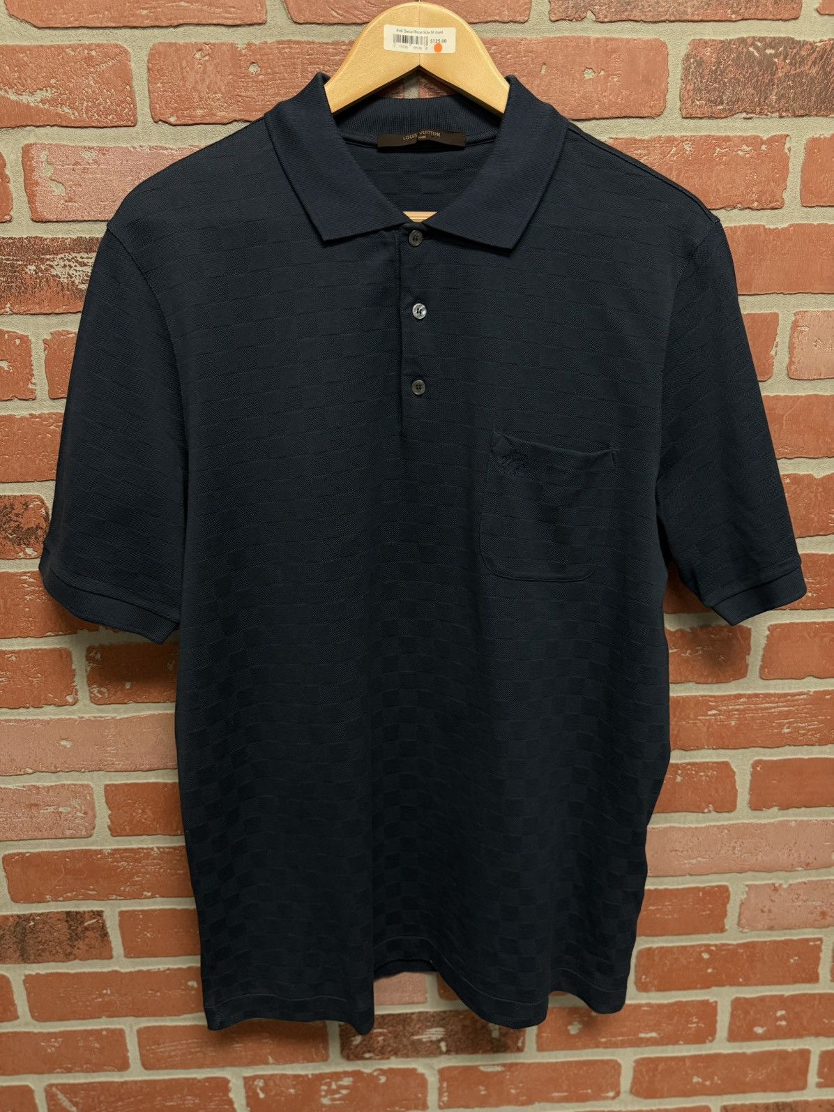 Louis Vuitton Louis Vuitton Polo Button Up Collar Tee Size XXL Blue Size US XXL / EU 58 / 5 - 1 Thumbnail