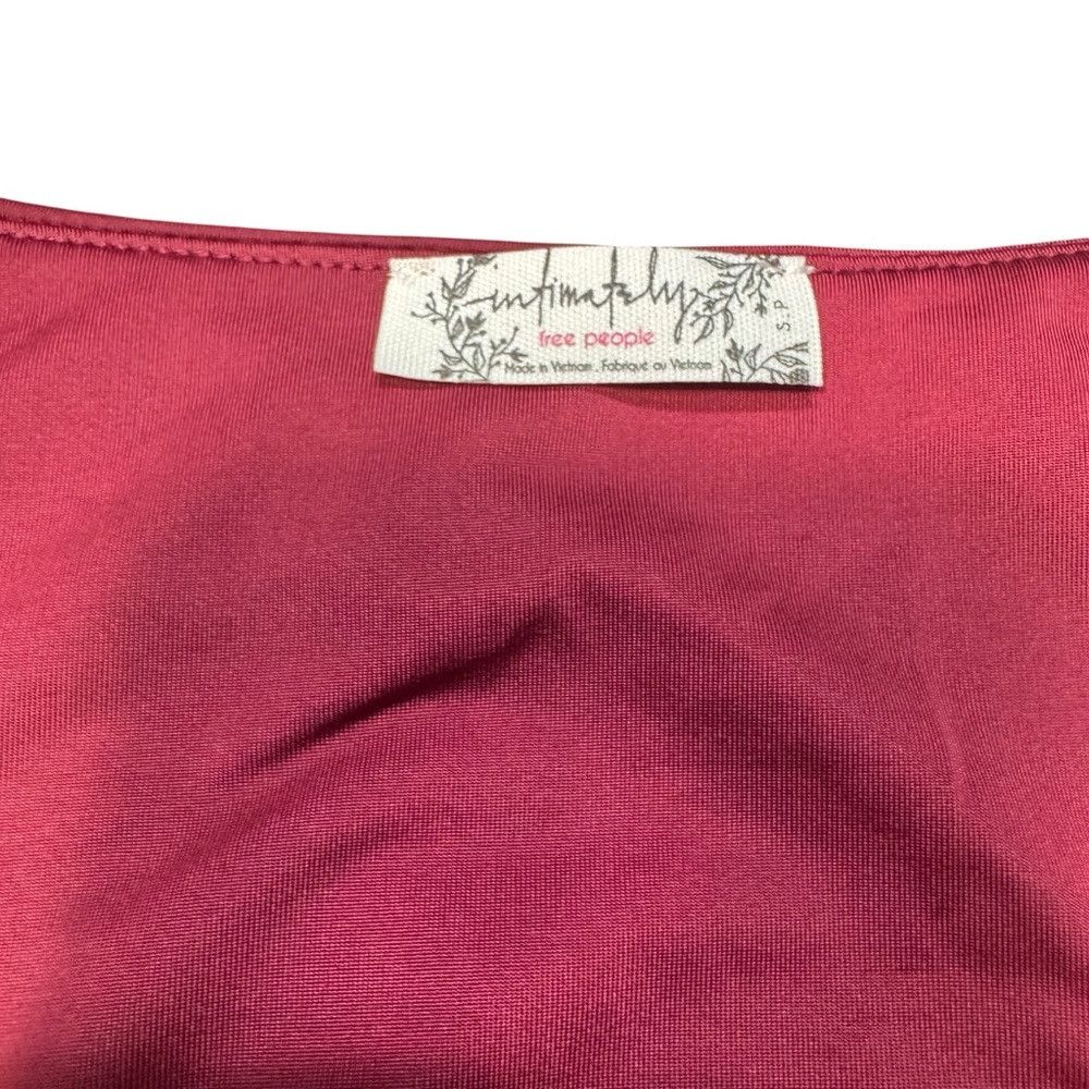 Free People NWT New Free People When And Where Dark Red Cowl Neck Bodys Size S / US 4 / IT 40 - 4 Thumbnail
