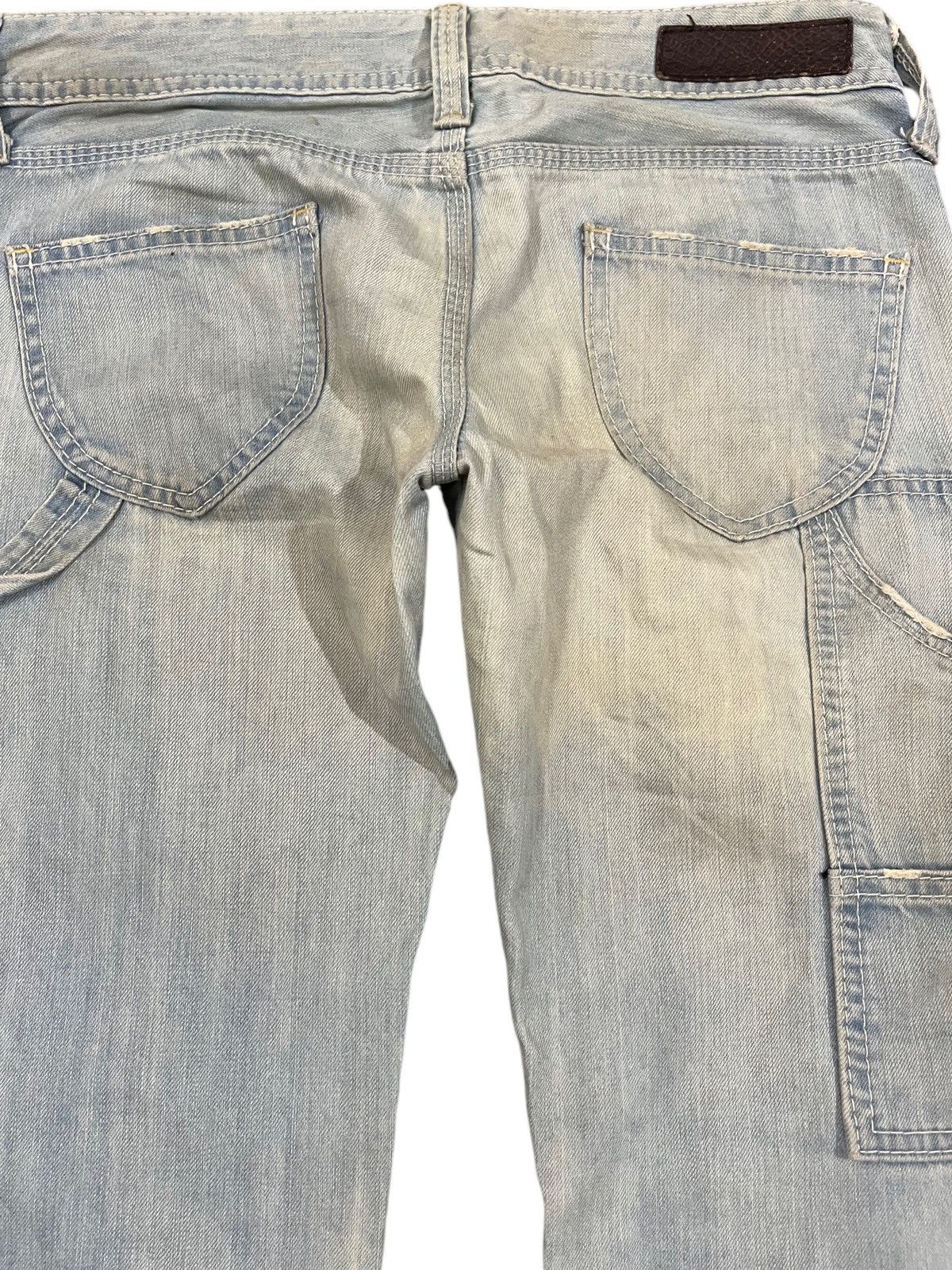 Japanese Brand × MOUSSY Vintage Black By Moussy Flare Carpenter Denim Size US 29 - 6 Thumbnail