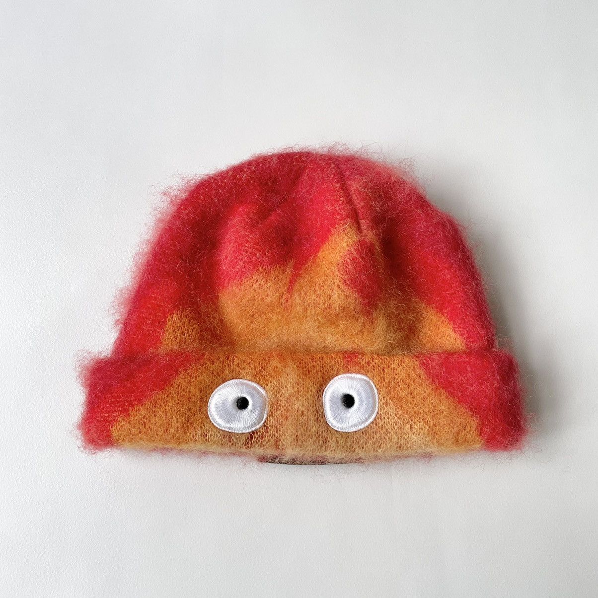image of Loewe Studio Ghibli Howls Moving Castle Mohair Beanie in Orange, Men's