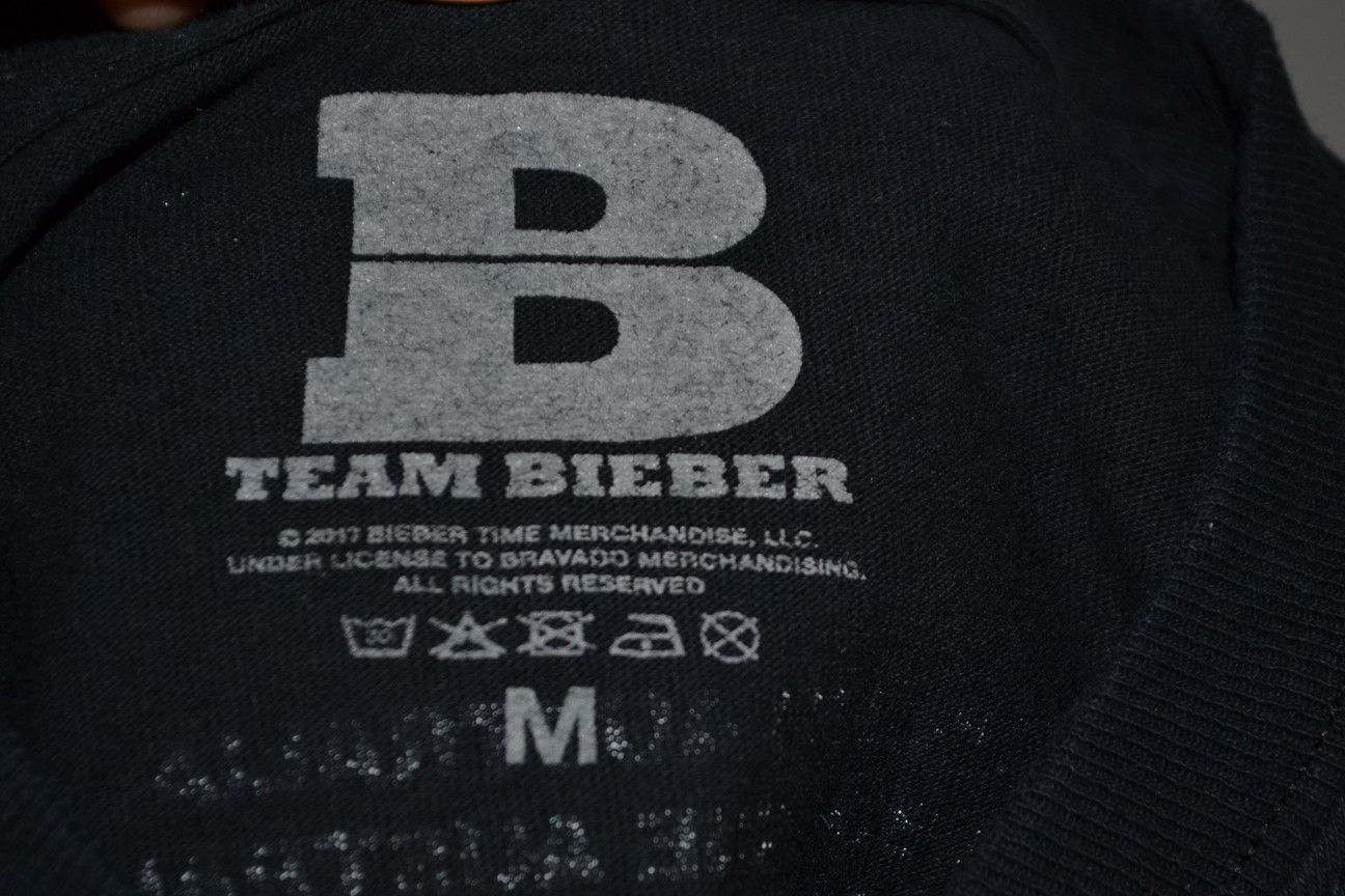 Band Tees × Justin Bieber RARE Justin Bieber Stadium Tour 2017 Longsleeve Size US M / EU 48-50 / 2 - 9 Thumbnail