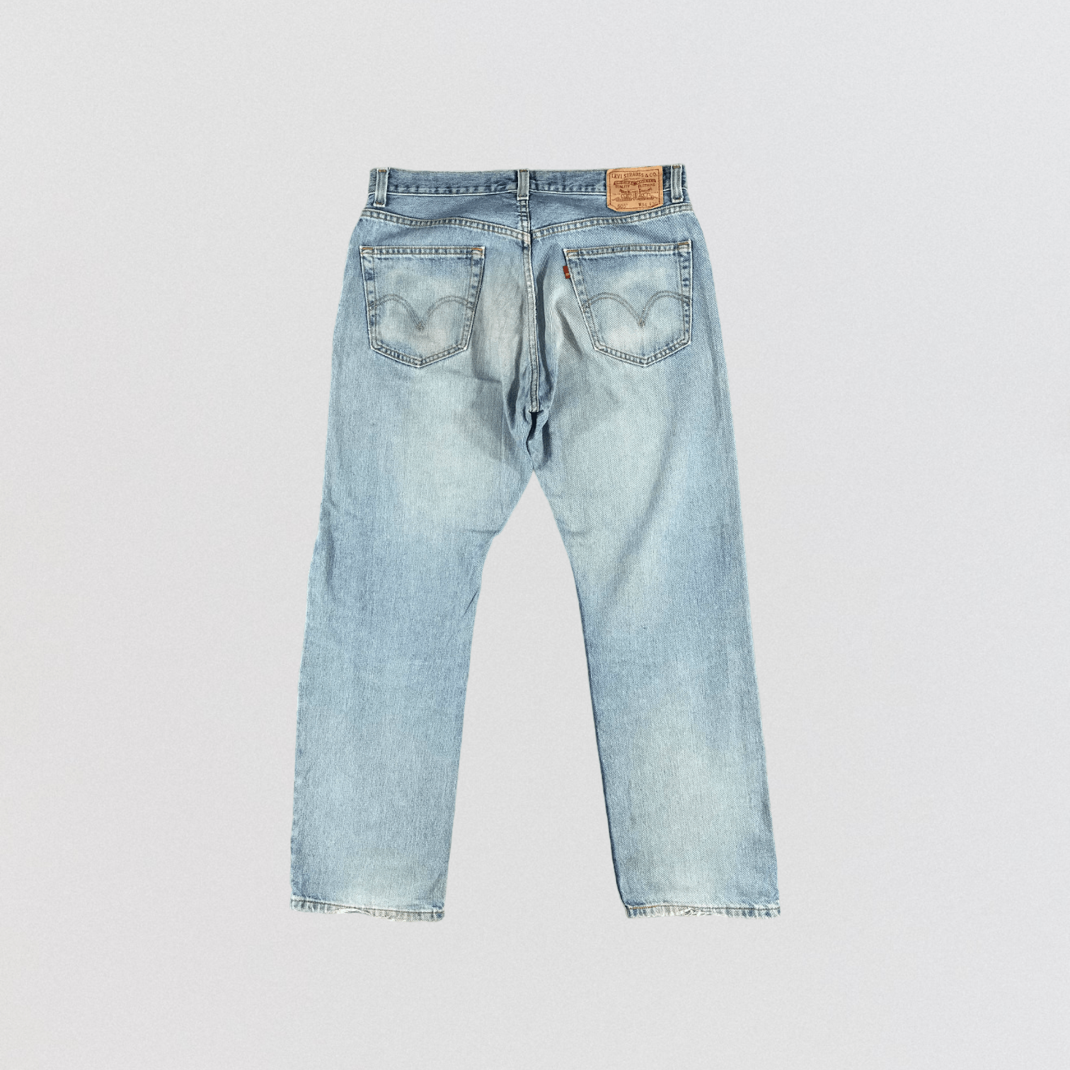 Levi's × Vintage Vintage Light Wash Levis 505 Jeans-JM2768 Size US 35 - 2 Thumbnail