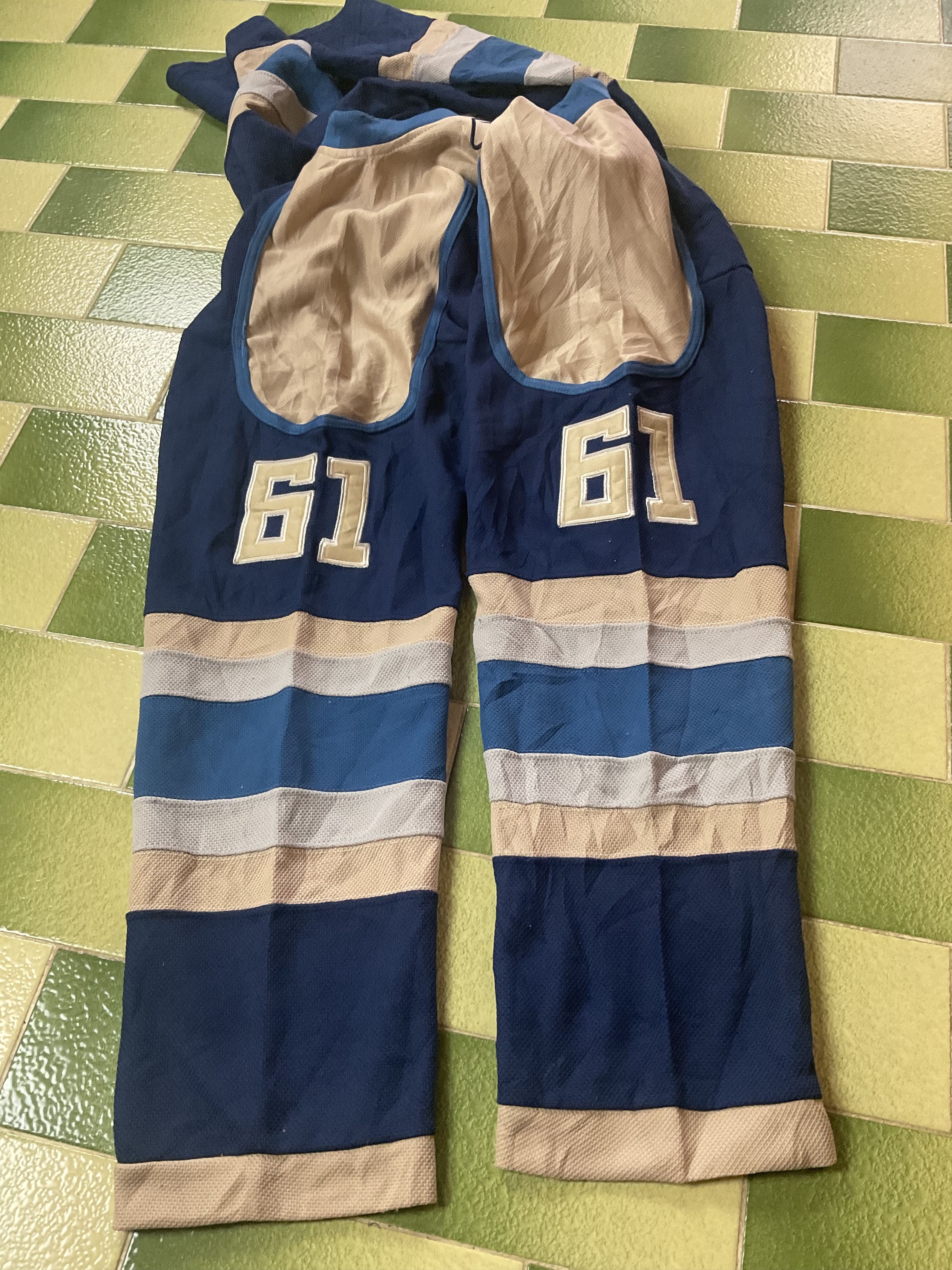 NHL Columbus Blue Jackets #61 Nash Vintage Jersey Fight Strap Size US XL / EU 56 / 4 - 5 Thumbnail