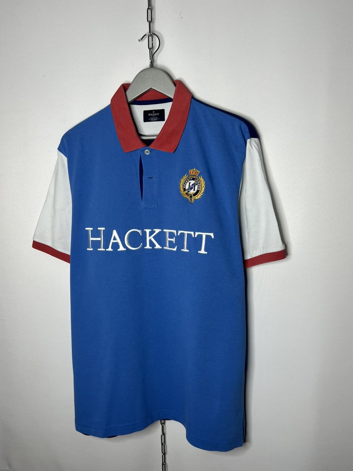 Hackett Hackett #1 Great Britain Chief Kief Style Polo Shirt Tee Size US XXL / EU 58 / 5 - 3 Thumbnail