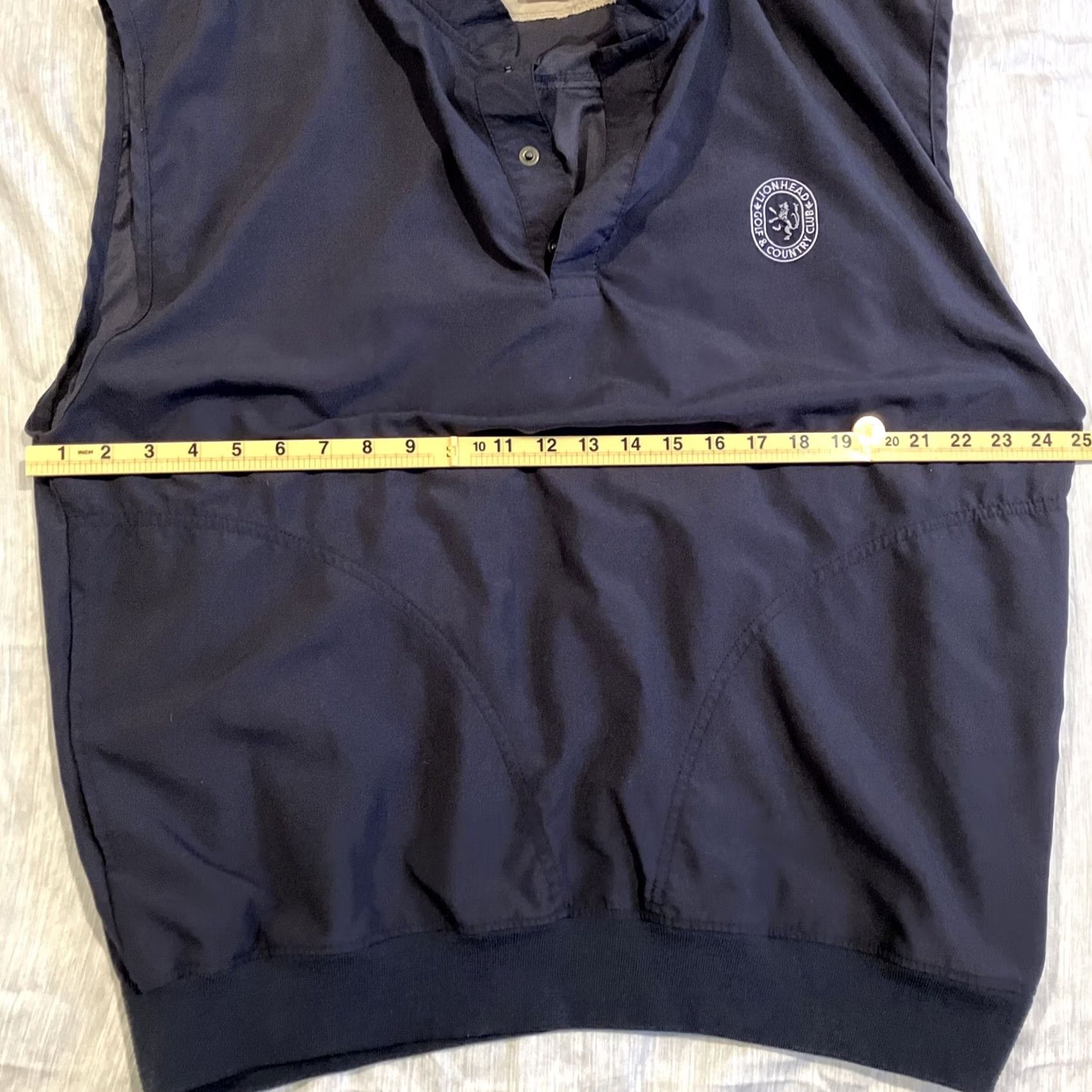 ESPIRIT VINTAGE Con Spirit Golf Vest Men XL Blue Lionhead Golf & Country Club Size US XL / EU 56 / 4 - 5 Thumbnail