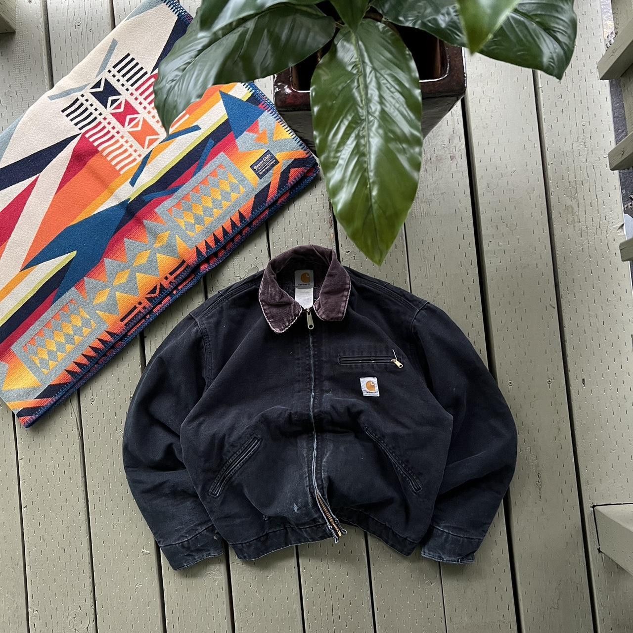Carhartt × Vintage Vintage Carhartt Detroit Jacket Crazy Distressed Size US XL / EU 56 / 4 - 2 Thumbnail