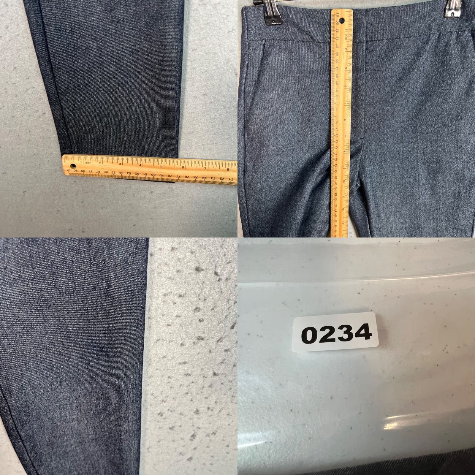 Mango Mango MNG Womens Size 2 Slim Fit Gray Pants Size 26" / US 2 / IT 38 - 8 Thumbnail