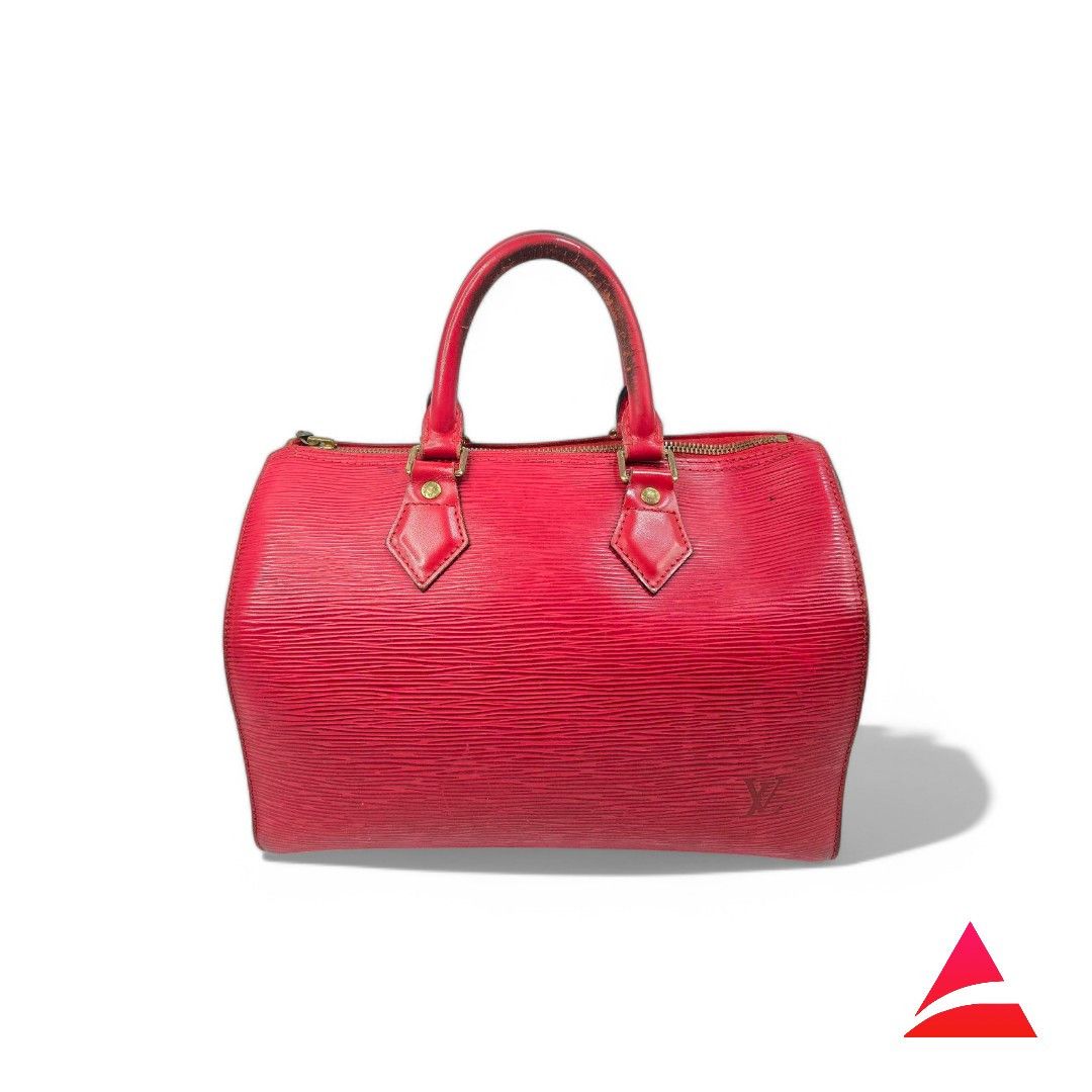 Louis Vuitton Louis Vuitton - Speedy 25 Red Handbag LV Mini Epi Size ONE SIZE - 1 Thumbnail