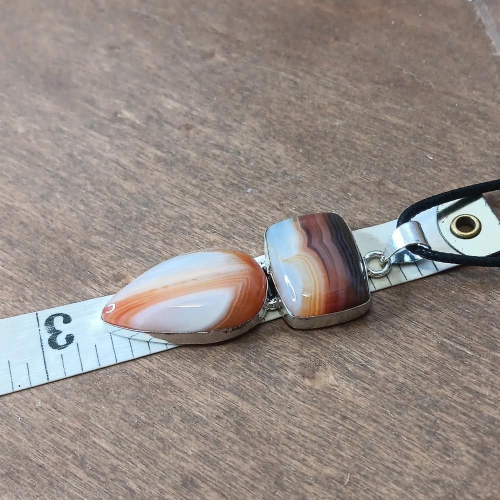 Designer Sardonyx gemstone pendant necklace Size ONE SIZE - 3 Thumbnail