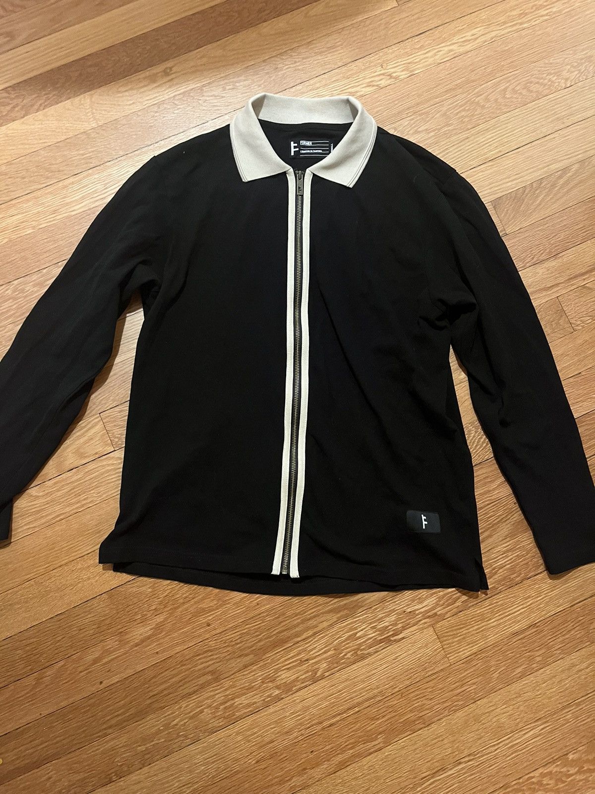 image of Vans Former Merchandise Zip Up Sweater in Black, Men's (Size Small)