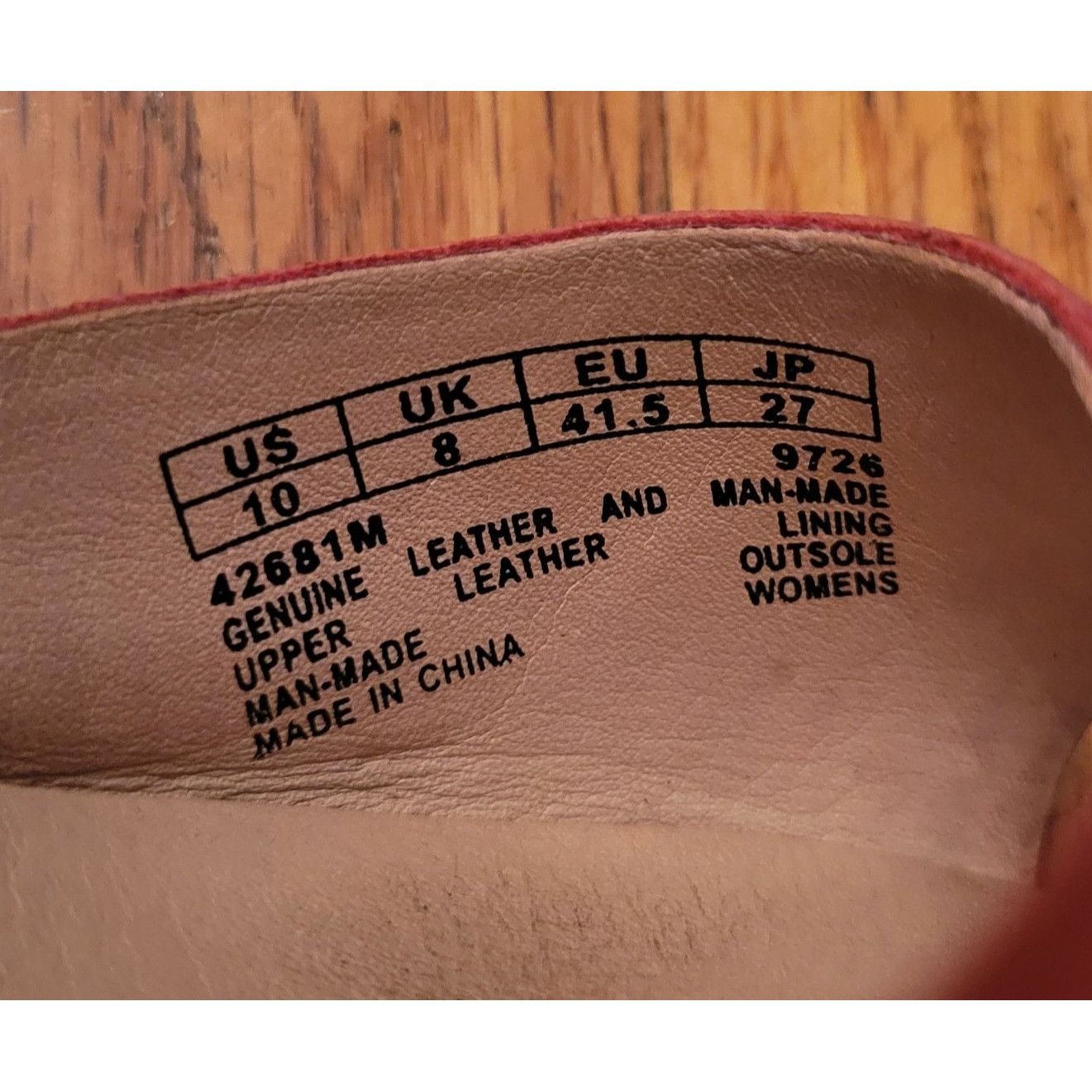 Timberland Timberland Earthkeepers Red Leather Cork Wedge Sandals 10 Op Size US 10 / IT 40 - 2 Thumbnail