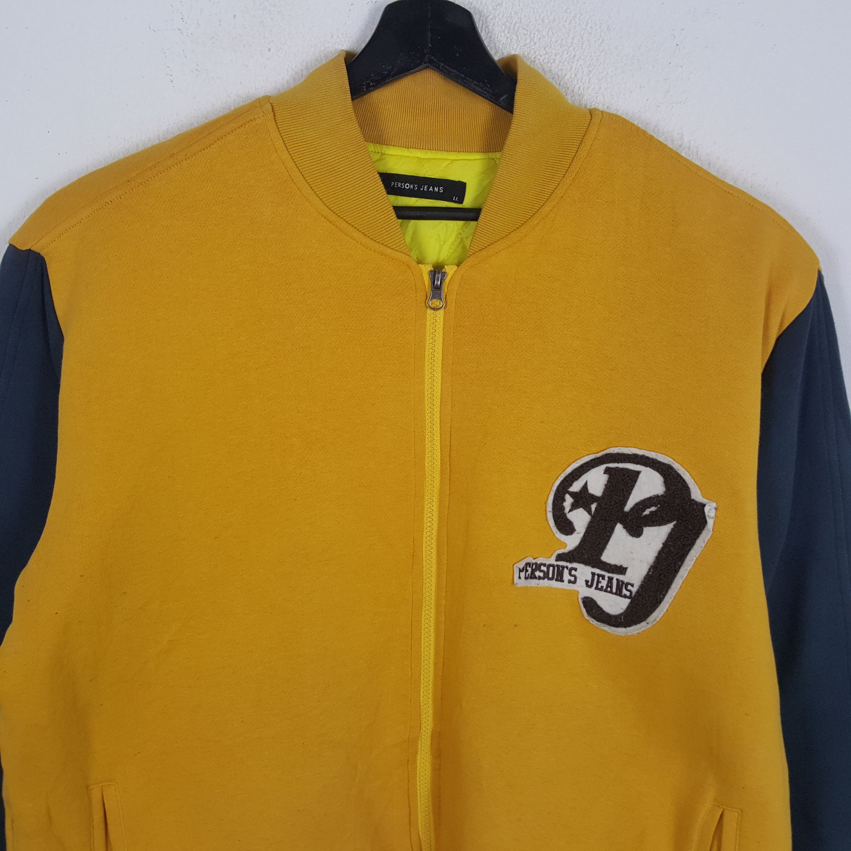 PERSON'S × Vintage PERSON'S JEAN Streetwear Winter Style Varsity Jacket Size US L / EU 52-54 / 3 - 4 Thumbnail