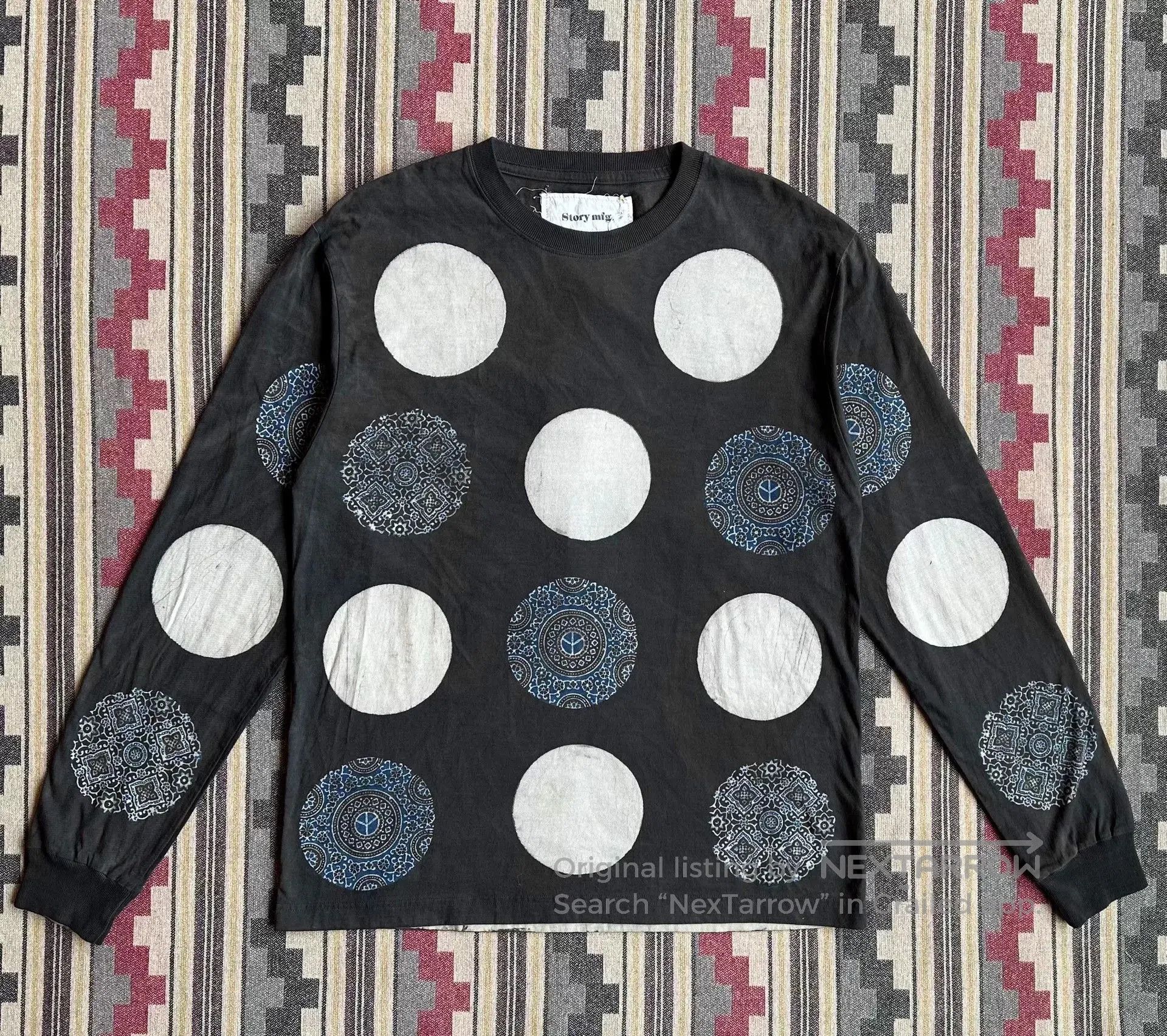 Story Mfg. Story mfg. Grateful LS Polka Dot Tee. Size US S / EU 44-46 / 1 - 1 Thumbnail