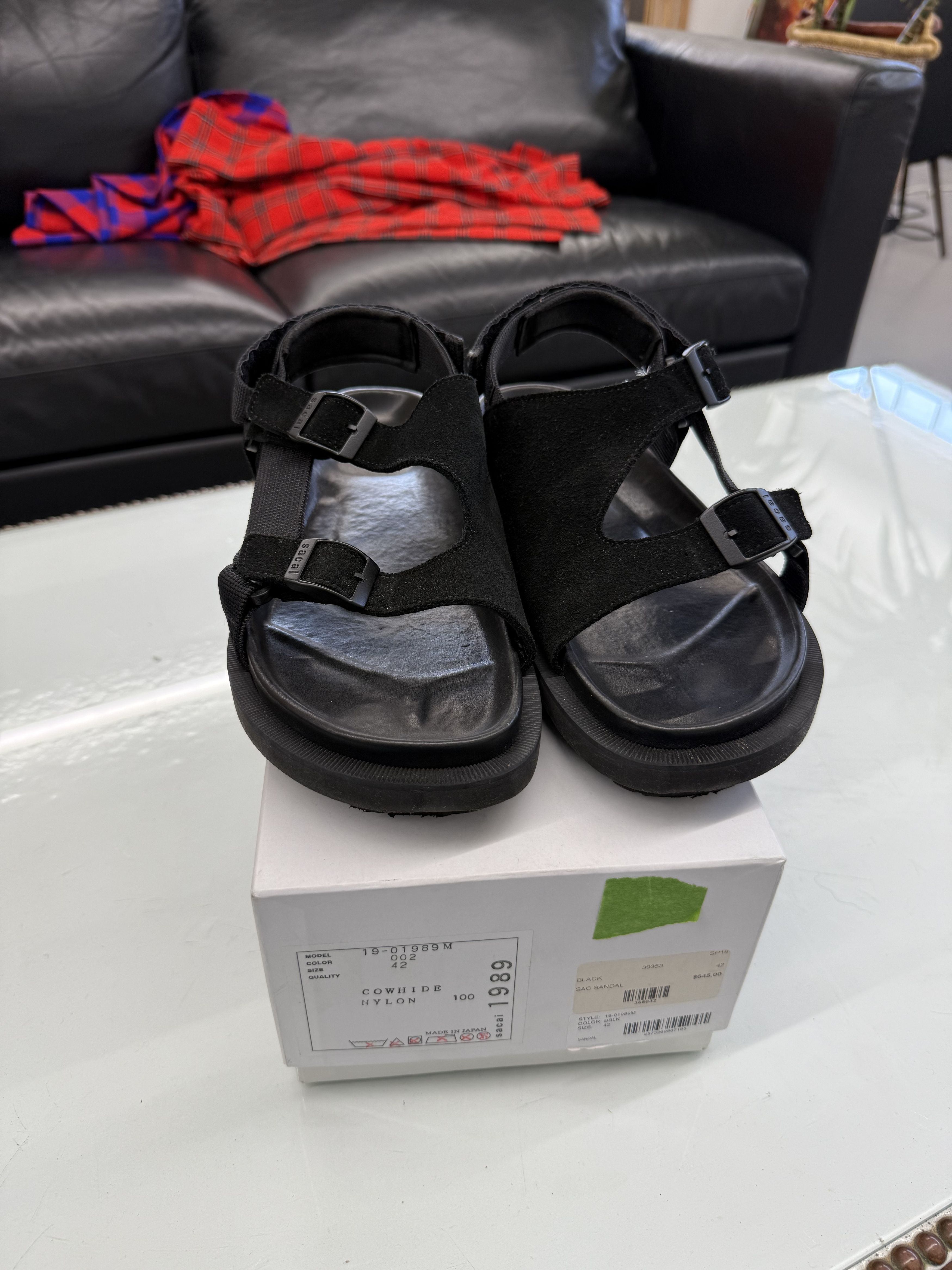 Sacai SACAI Suede Strap Sandals Size US 9 / EU 42 - 1 Thumbnail