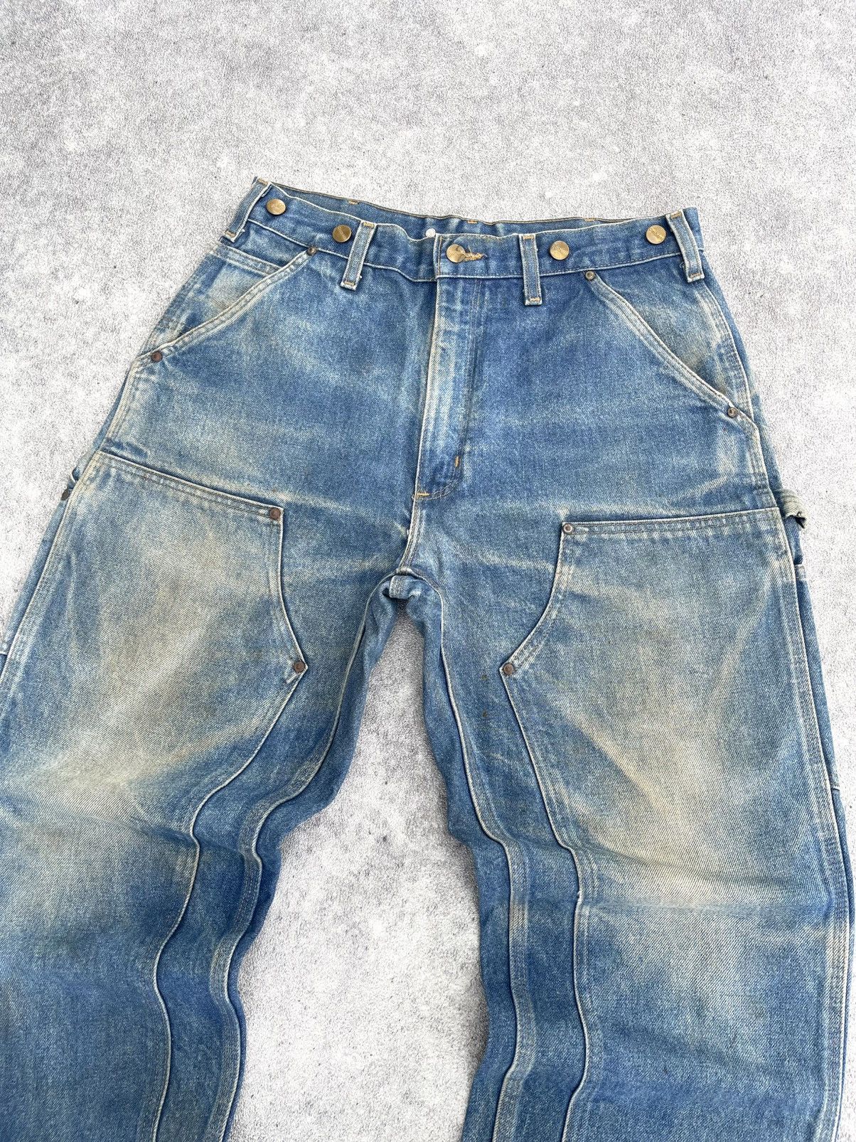 Carhartt Vintage Carhartt Doublenee Pants B07 DNM Size US 34 / EU 50 - 4 Thumbnail