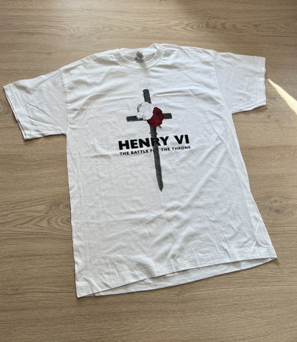 Vintage Vintage 90’s Henry VI The Battle For The Throne T-Shirt Size US XL / EU 56 / 4 - 1 Thumbnail