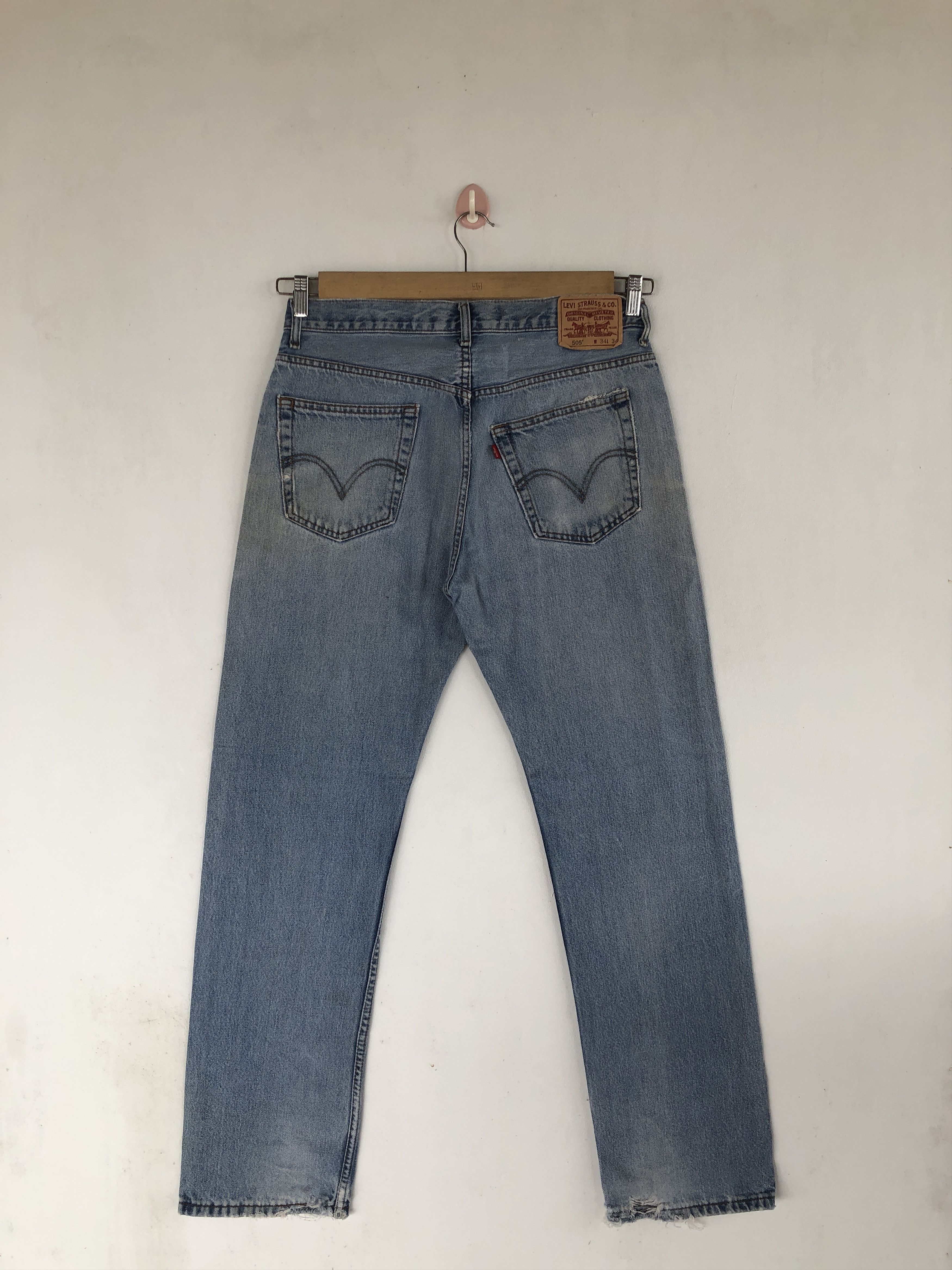 Levi's Vintage Levis Distressed Jeans Levi's 505 Denim Pants Size US 32 / EU 48 - 2 Thumbnail
