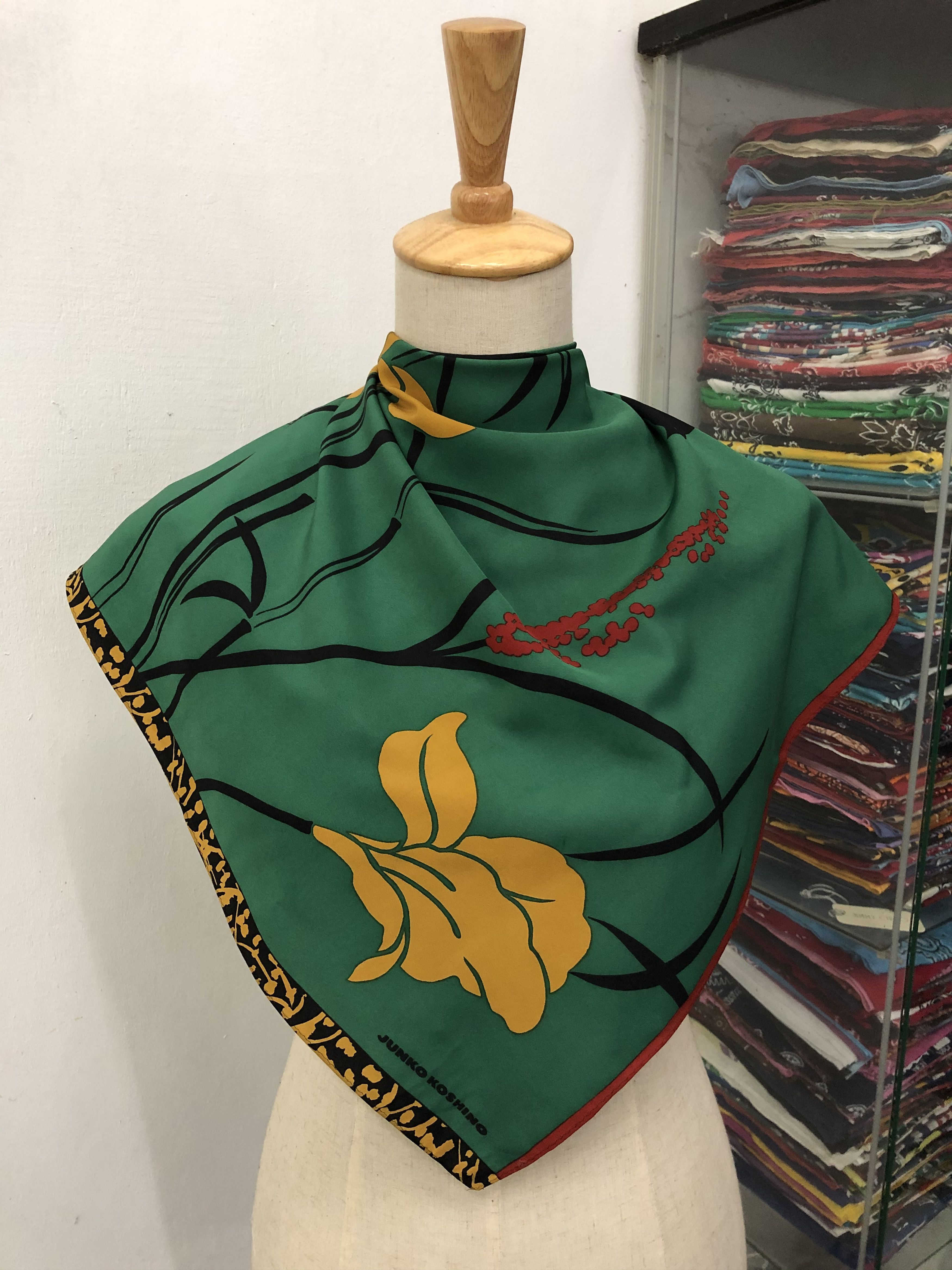 Vintage Vintage Junko Koshino Silk Scarf Size ONE SIZE - 1 Thumbnail
