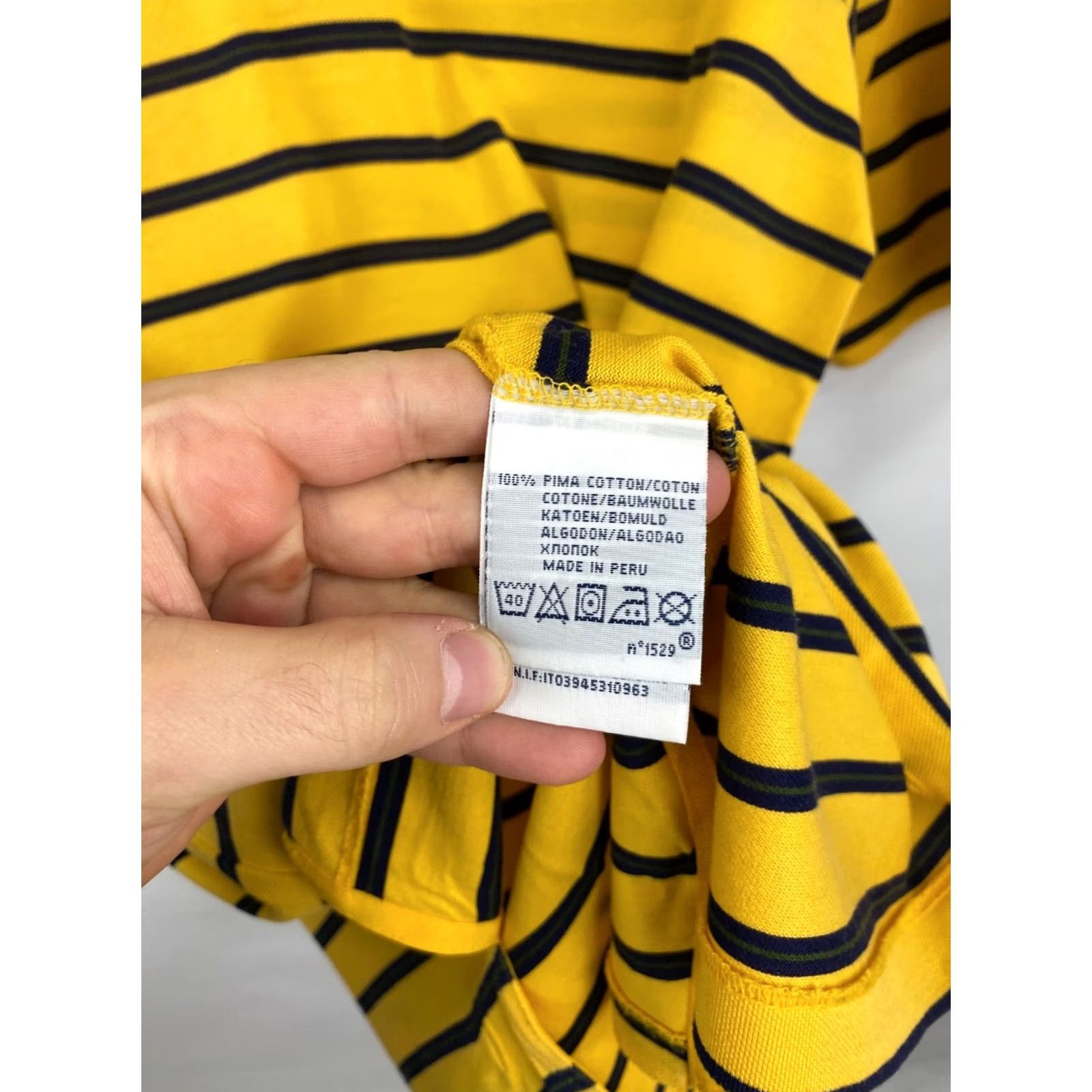 Ralph Lauren VINTAGE Polo Ralph Lauren Polo Golf T-Shirt 90s Yellow Mens M/L Short Sleeve Yellow 90s Golf Polo Ralph Lauren Mens Size US M / EU 48-50 / 2 - 7 Thumbnail