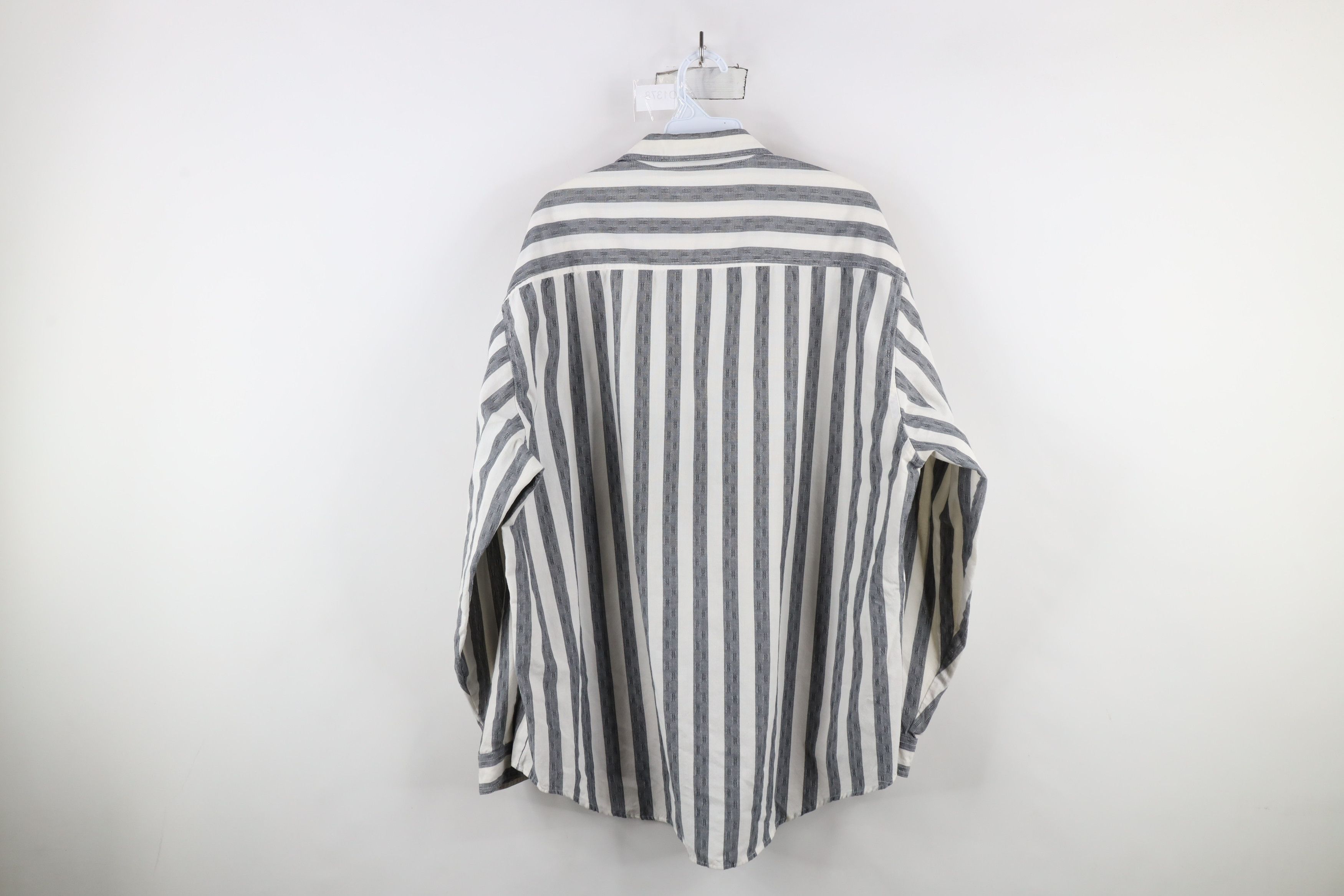Levi's × Vintage Vintage 80s Levis Silver Label Fit Collared Button Shirt Size US XL / EU 56 / 4 - 11 Thumbnail