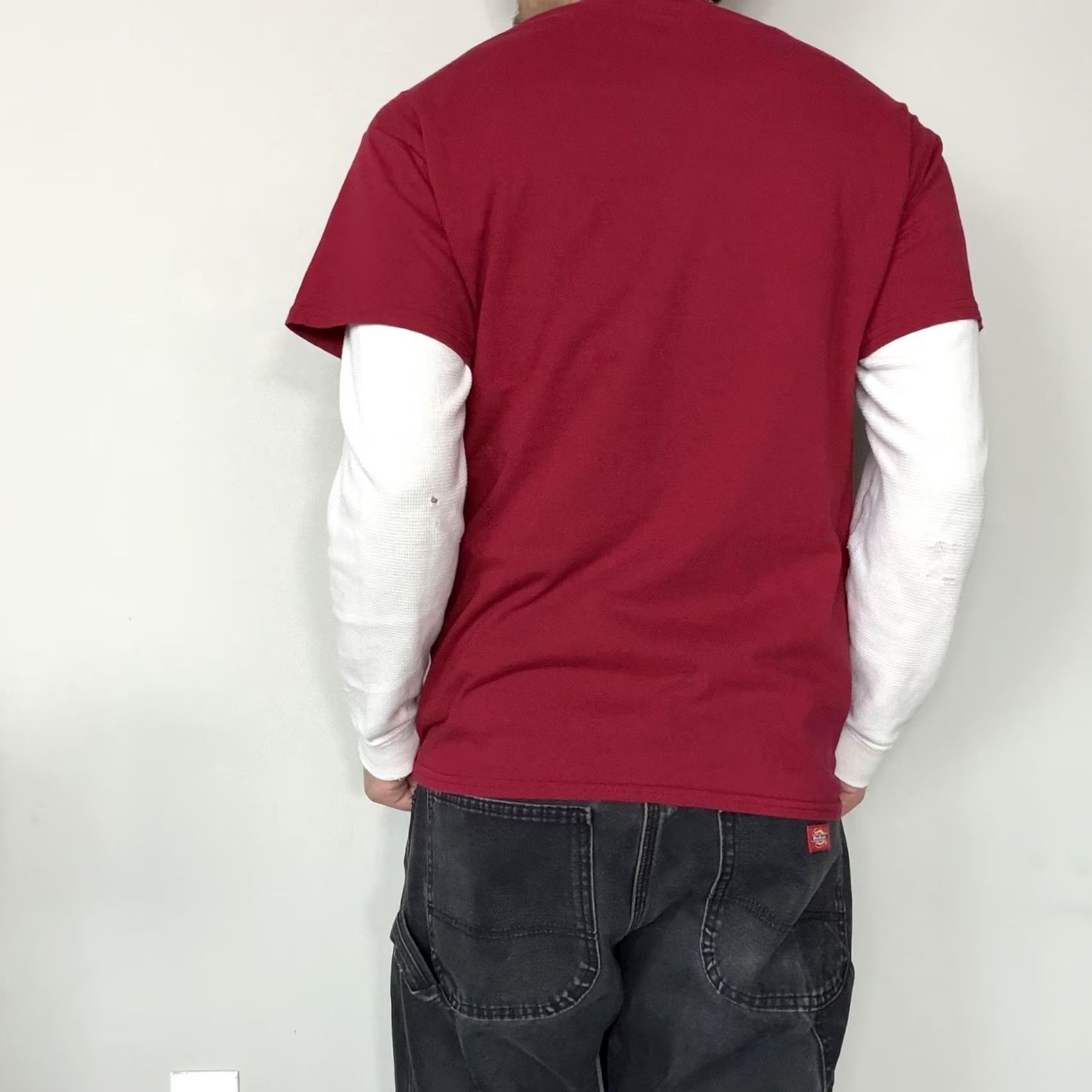 Gildan Y2K Art Tee Funny Duck Tape Shirt Medium Red Mens T-Shirt Graphic Print Crew Neck Short Sleeve Jersey Cotton Vintage: No Size US M / EU 48-50 / 2 - 2 Thumbnail