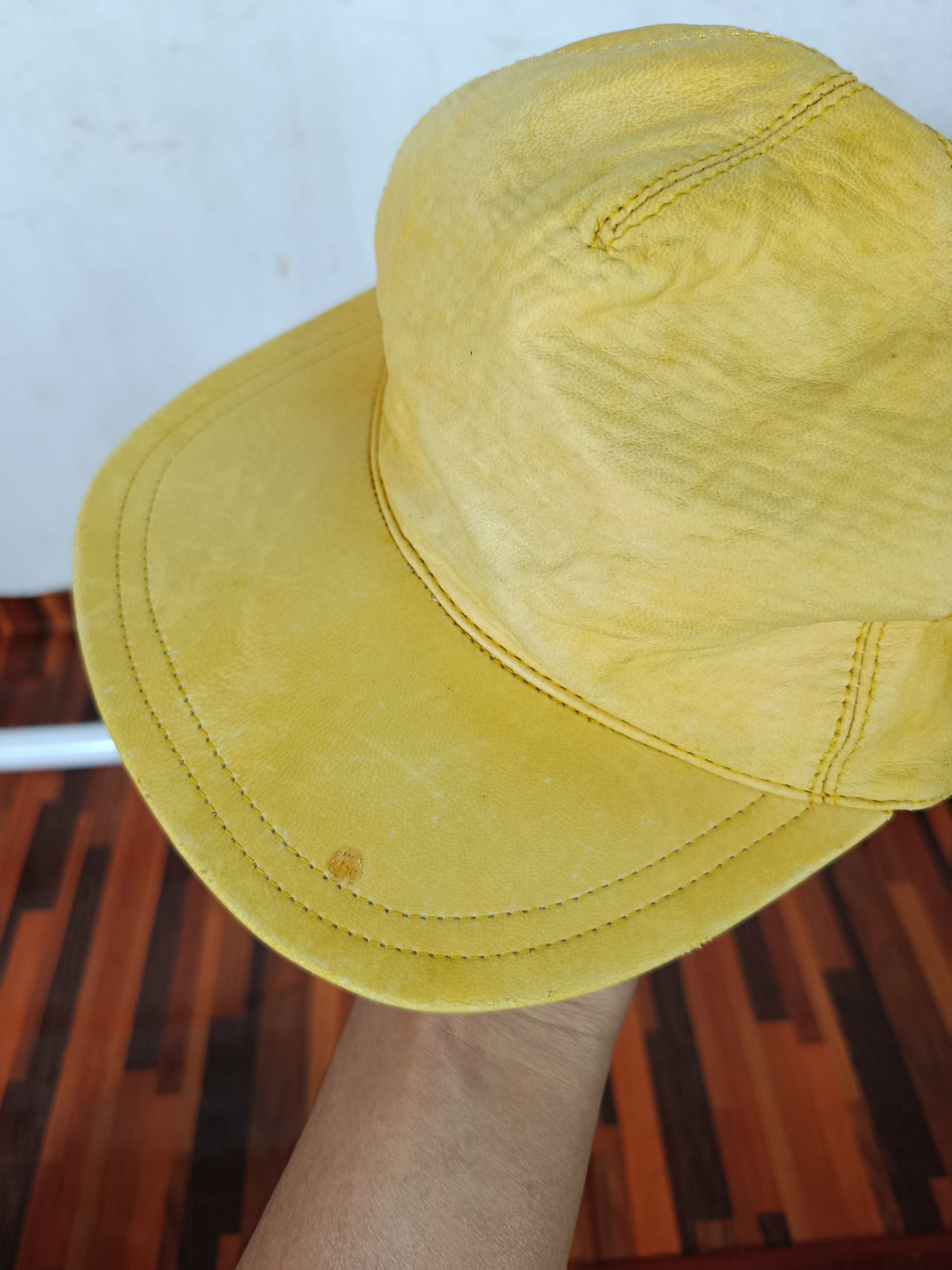 Versace Vintage 90s Gianni Versace Leather Embroidery Hats Size ONE SIZE - 7 Thumbnail