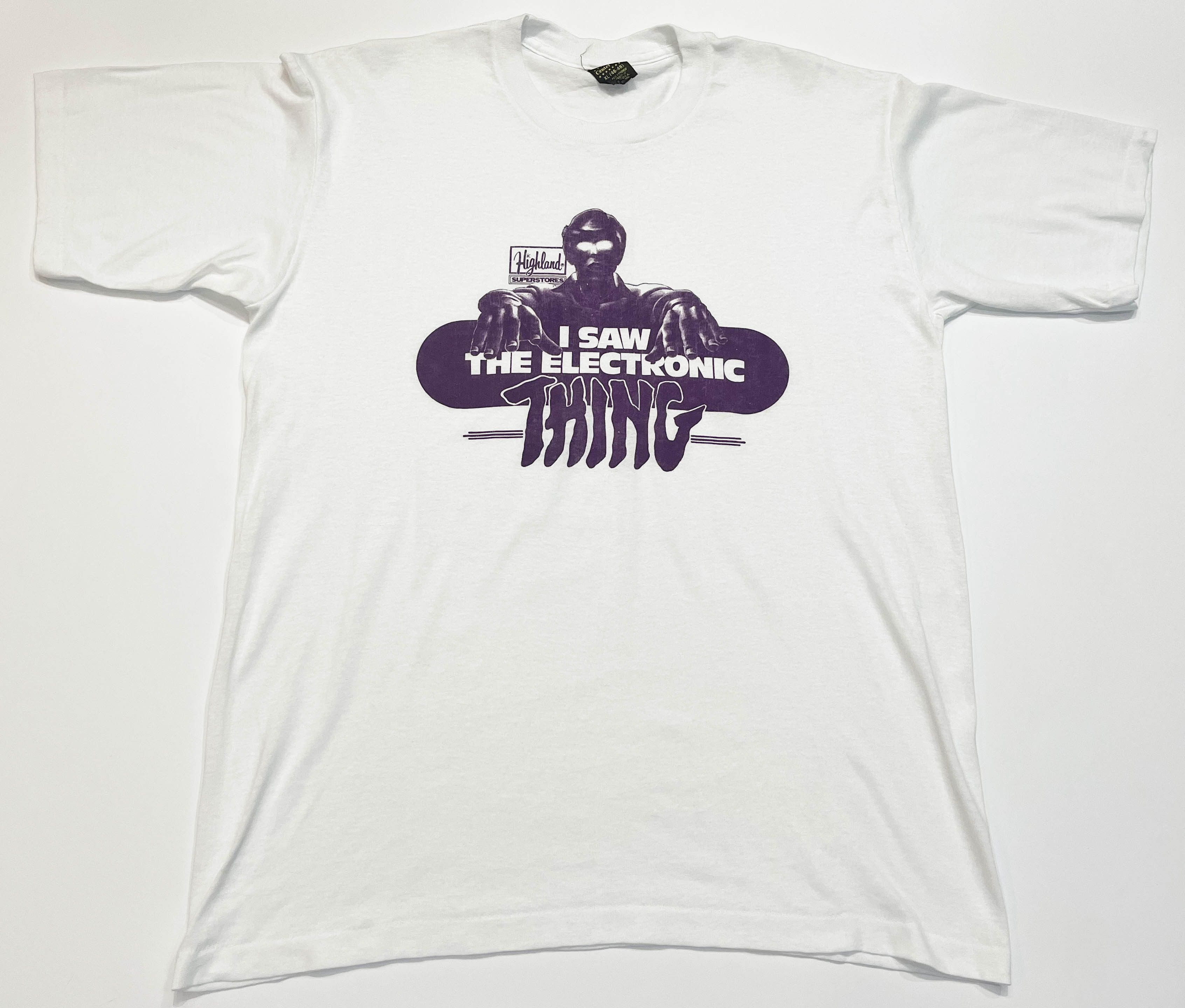 Vintage Vintage I Saw The Electronic Thing Highland T-Shirt Size US XL / EU 56 / 4 - 1 Thumbnail