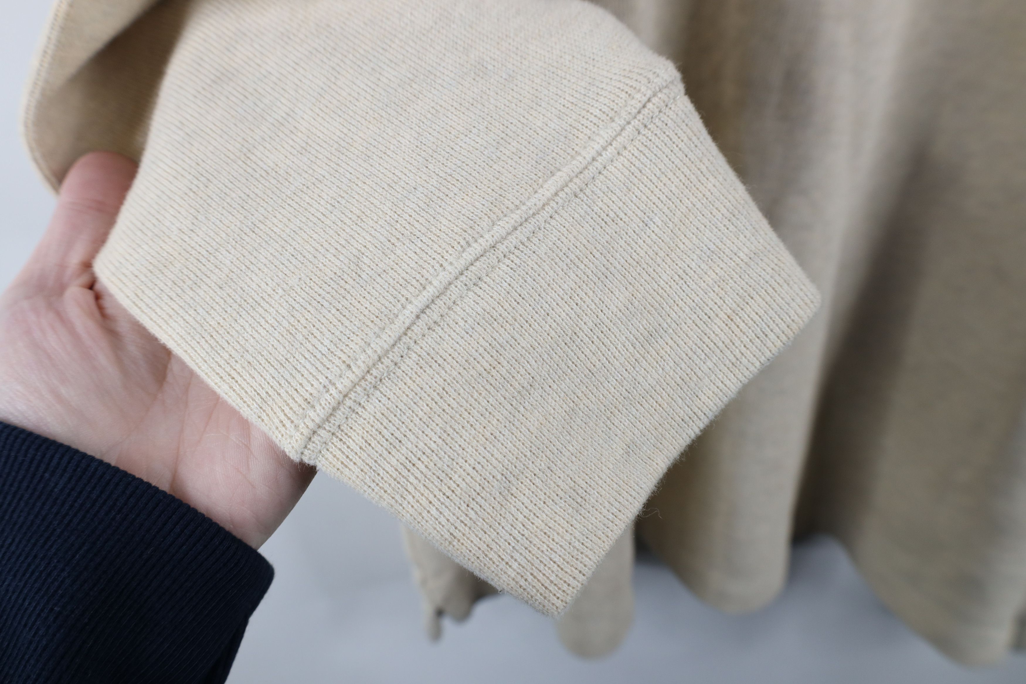 Ralph Lauren Vintage 90s Ralph Lauren Ribbed Knit Half Zip Sweater Beige Size US XXL / EU 58 / 5 - 9 Thumbnail