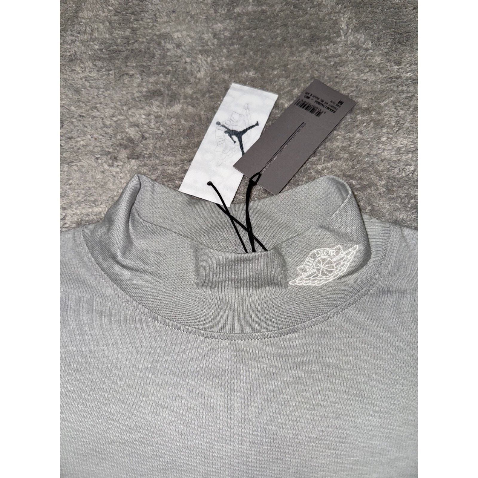 Dior Dior Air Jordan Turtleneck Cotton Shirt Sweater M Medium Size US M / EU 48-50 / 2 - 3 Thumbnail