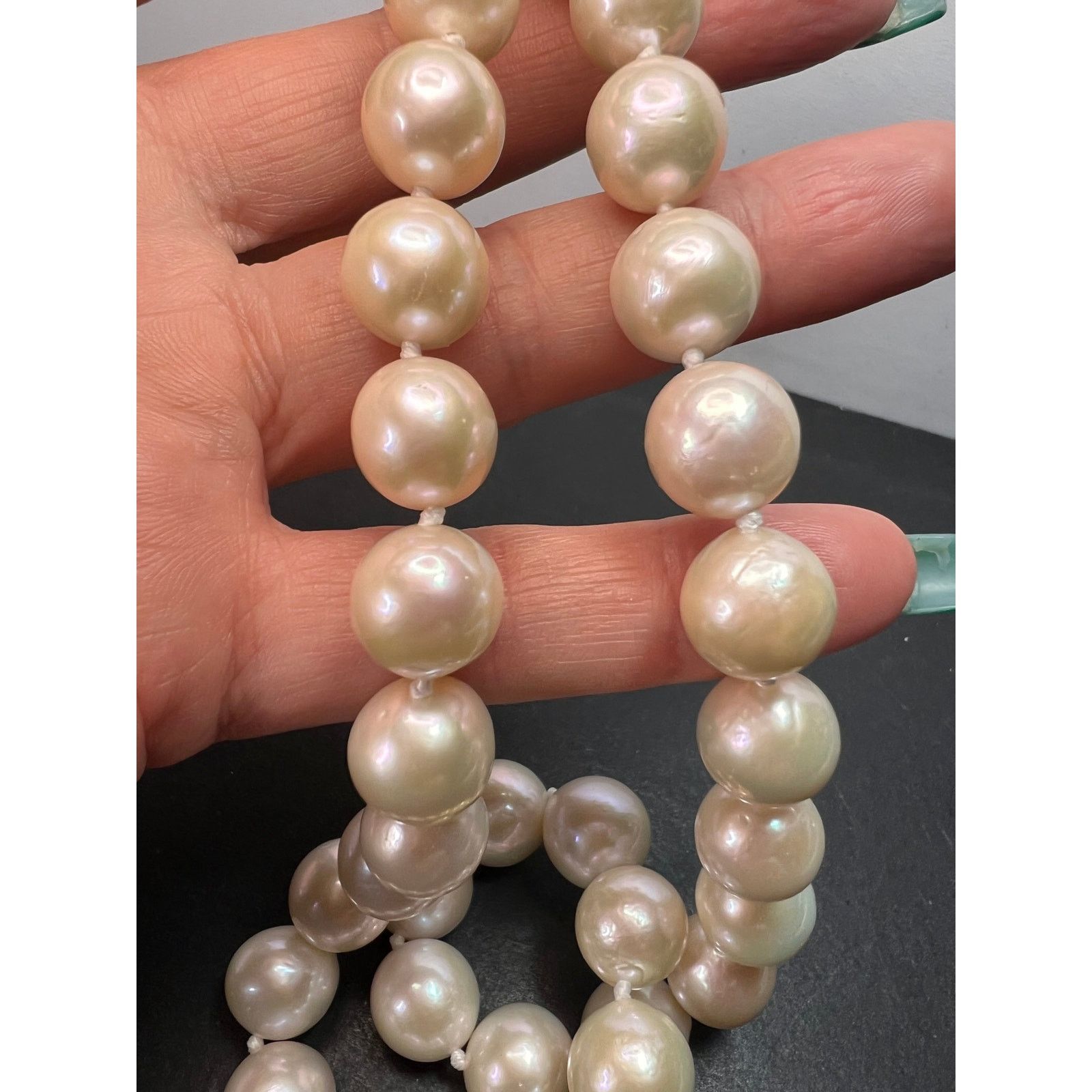Other Cultured Pearl Rhodium Over Sterling Silver Necklace 20inch Size ONE SIZE - 5 Thumbnail