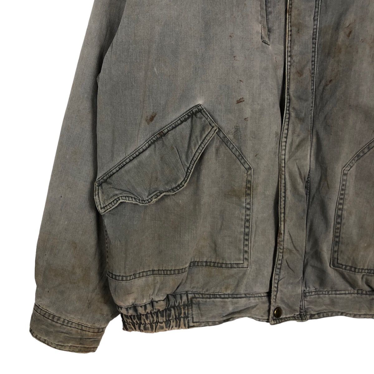 Japanese Brand 🔥Vtg Bomber Jacket Worker Lonely Wolf Japan Made Size US L / EU 52-54 / 3 - 4 Thumbnail