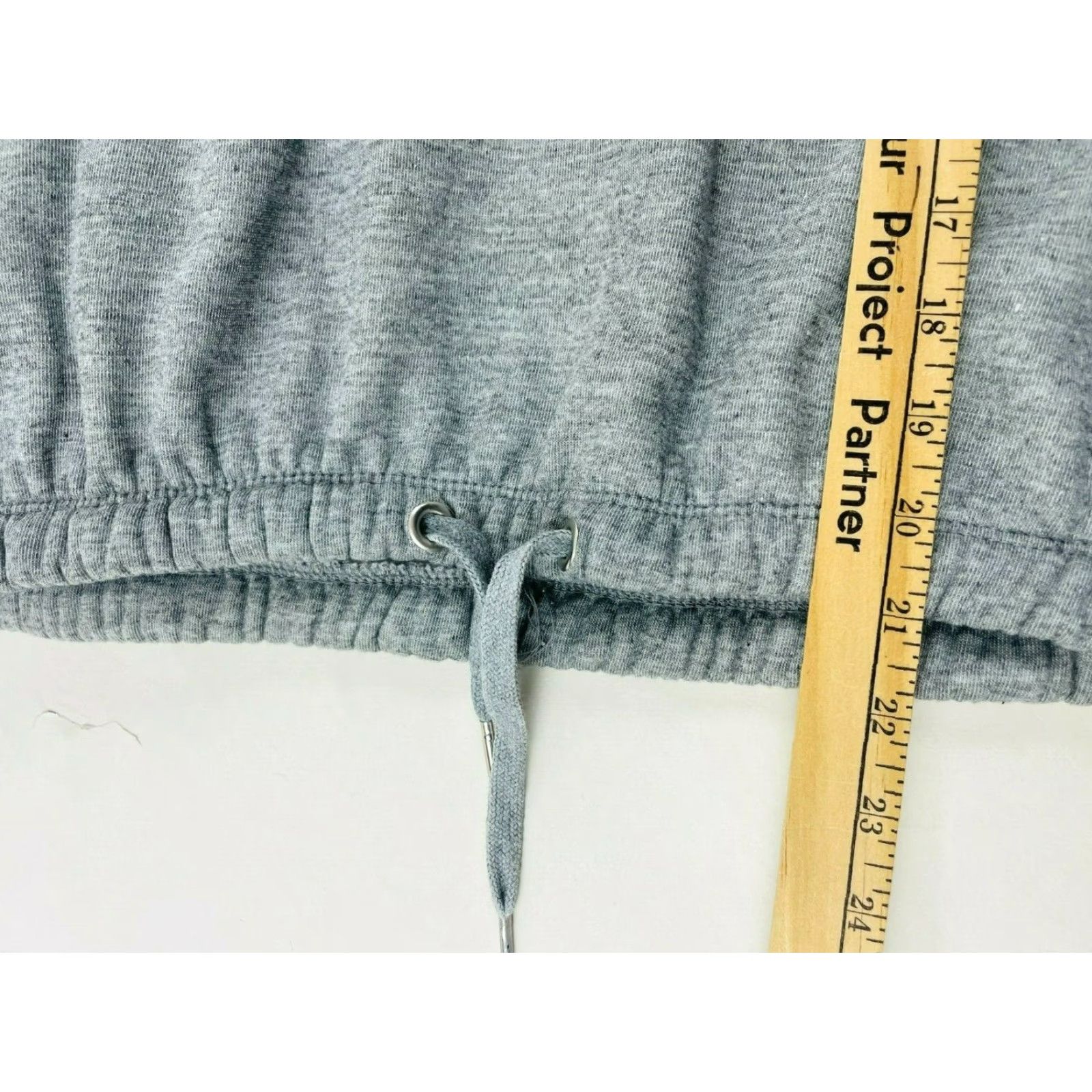 Vintage Derek Heart Sweatshirt Women's Large Gray Round Neck Pullover Drawstring Size L / US 10 / IT 46 - 4 Thumbnail