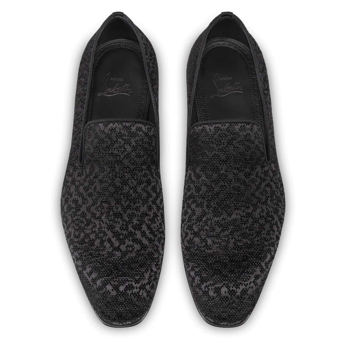 Christian Louboutin o1s1wg110924 Esmeraldo Flat Shoes in Black Size US 12 / EU 45 - 3 Thumbnail