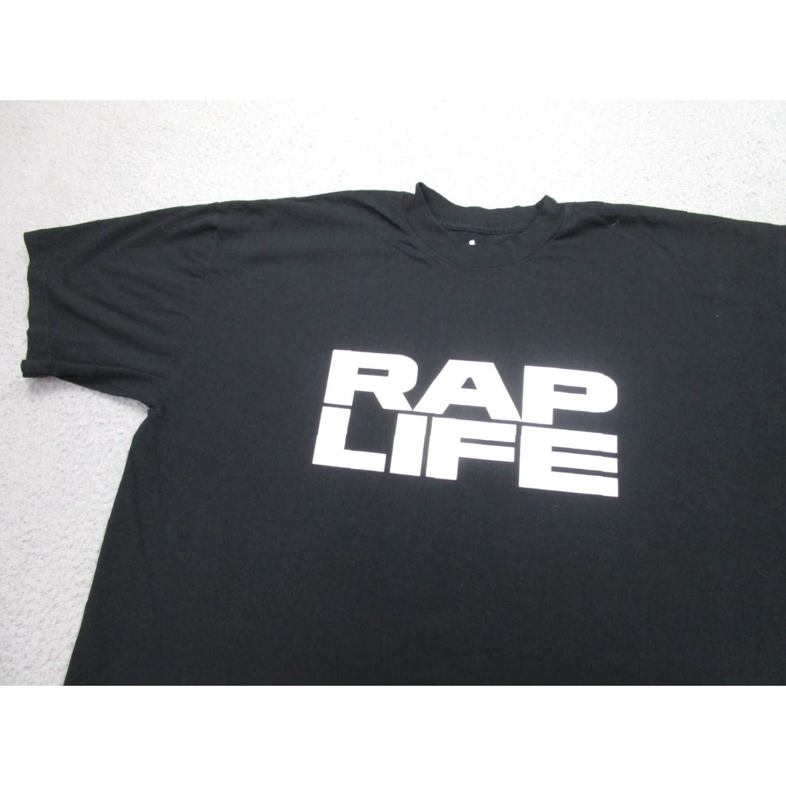 Apple Apple Music Shirt Mens XL Black White Logo T-Shirt Crew Neck Short Sleeve Jersey Regular Phone 90s? Size US XL / EU 56 / 4 - 2 Thumbnail