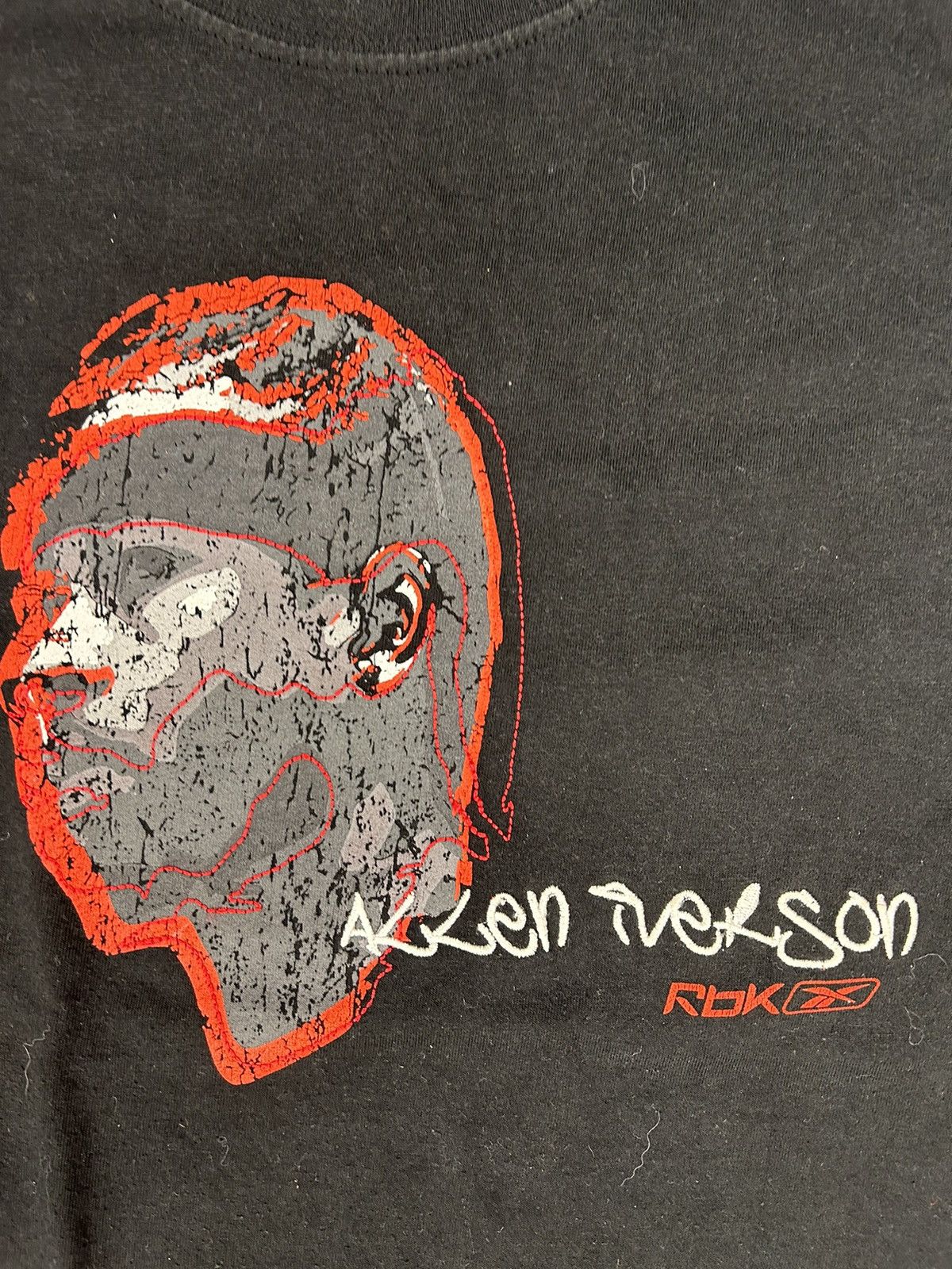 NBA × Vintage Crazy Vintage Y2K Essential Black Allen Iverson NBA T-Shirt Size US M / EU 48-50 / 2 - 2 Thumbnail
